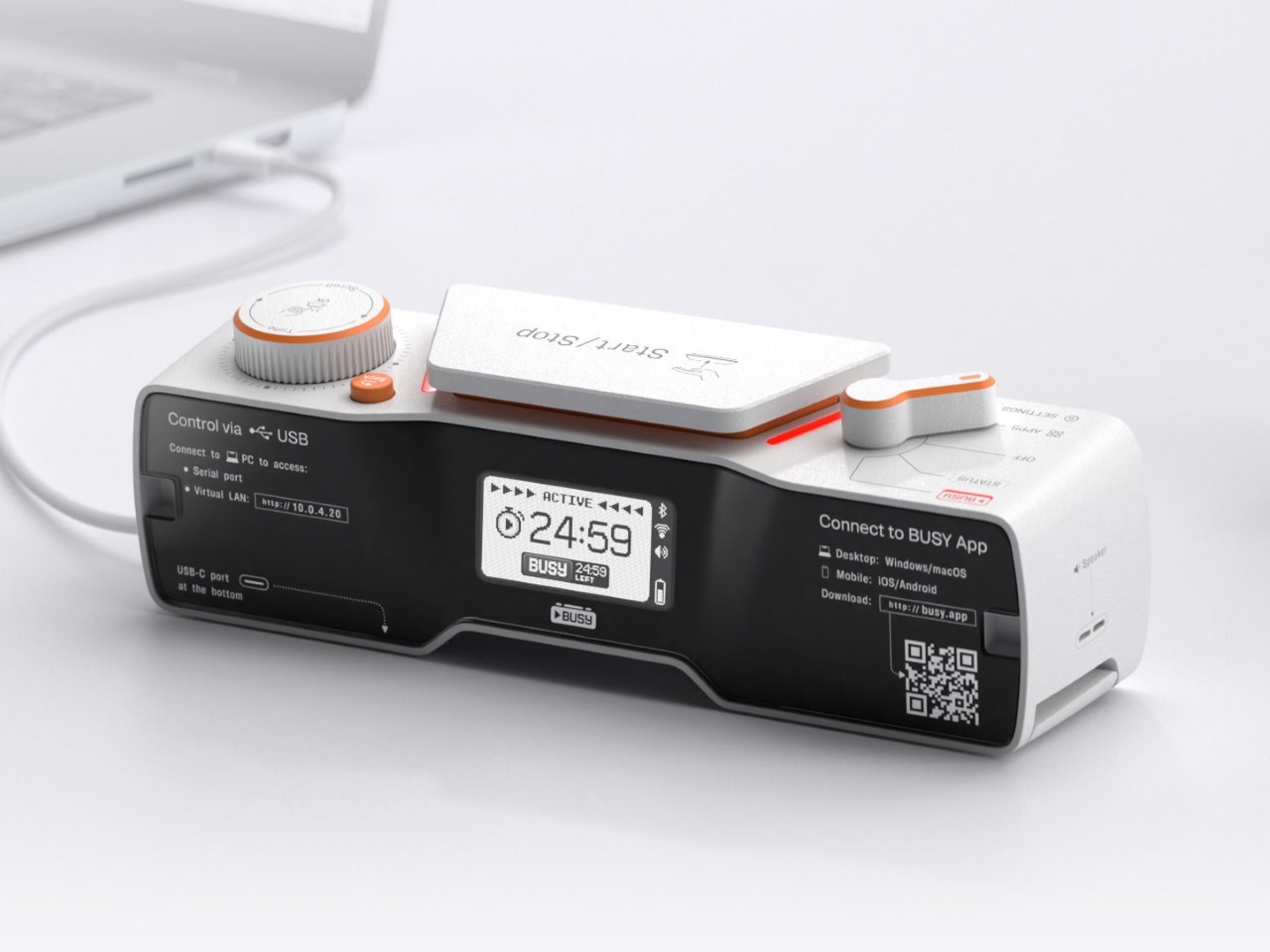 Electronic clock，RGB Status Light，Busy Bar，Matter Smart Home，