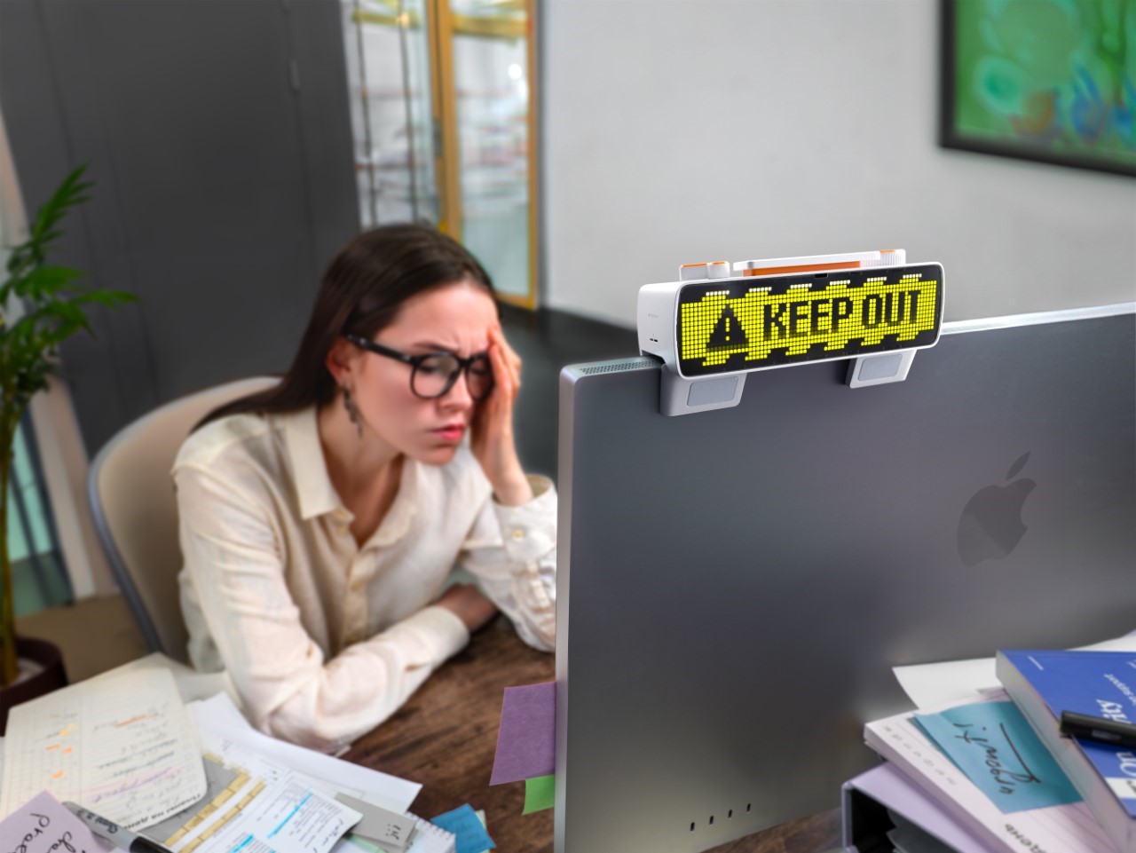 Electronic clock，RGB Status Light，Busy Bar，Matter Smart Home，