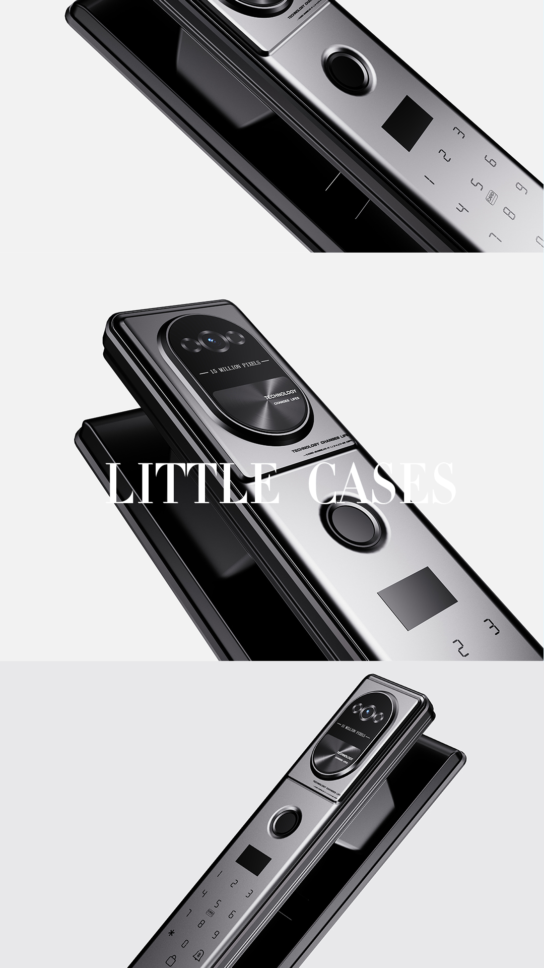 industrial design，Intelligent door lock，Product appearance，Product landing instance sharing，