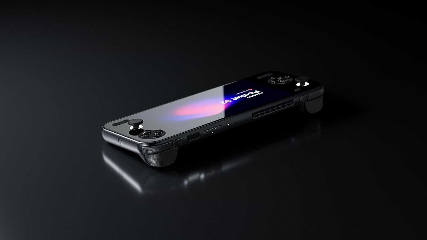 Product design, industrial design, handheld, Android game machine.，