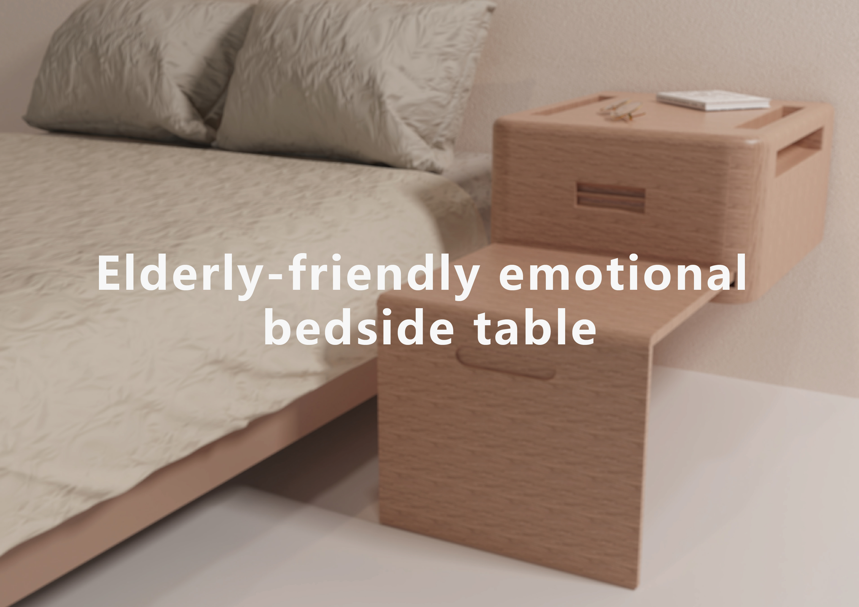 industrial design，product design，bedside cupboard，Household products，Furniture products，aged，Suitable aging，Emotionalization，