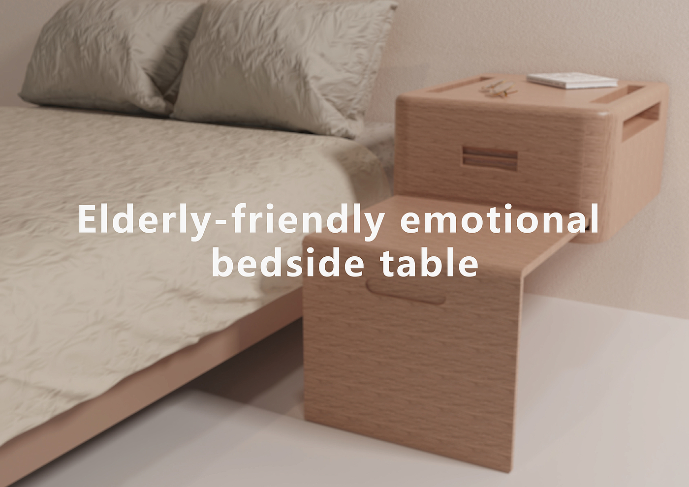 industrial design，product design，bedside cupboard，Household products，Furniture products，aged，Suitable aging，Emotionalization，