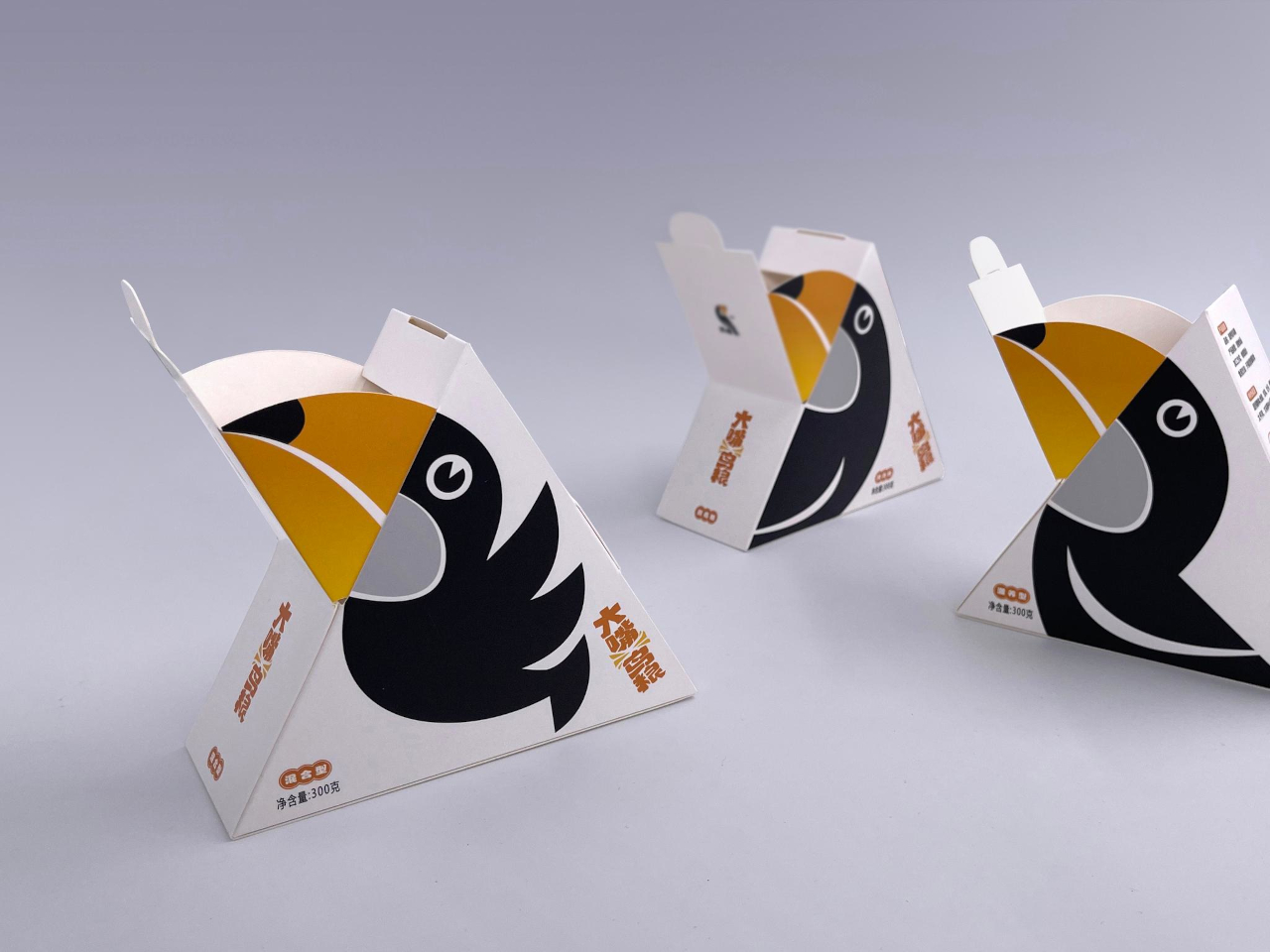 Big-billed Bird，Food packaging，product design，Birds Food Packaging，