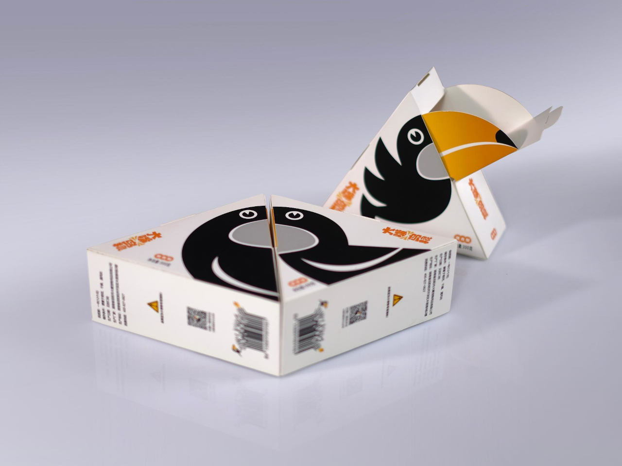 Big-billed Bird，Food packaging，product design，Birds Food Packaging，