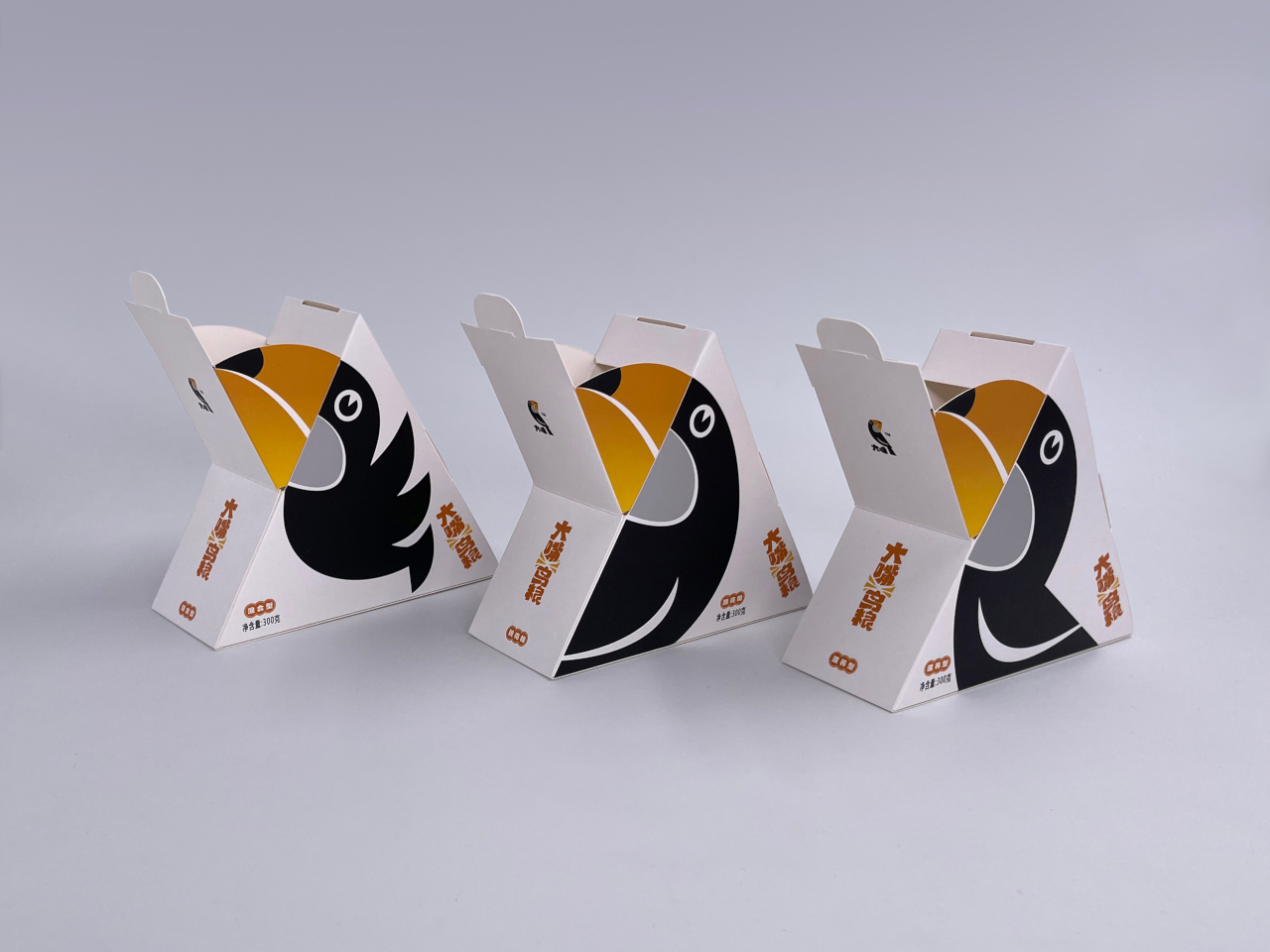 Big-billed Bird，Food packaging，product design，Birds Food Packaging，