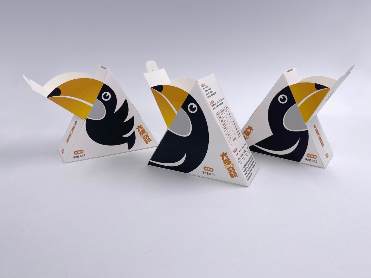Big-billed Bird，Food packaging，product design，Birds Food Packaging，