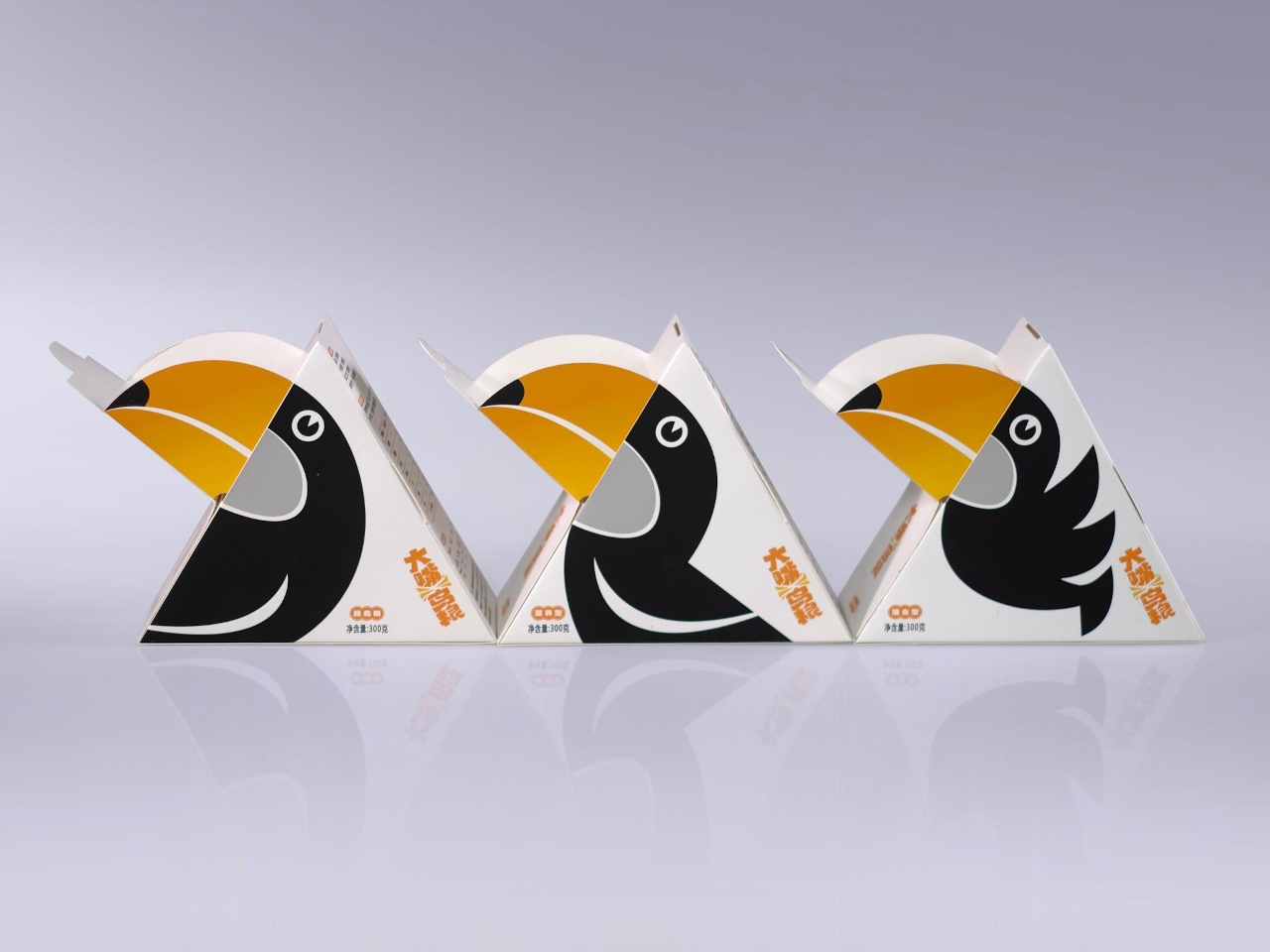 Big-billed Bird，Food packaging，product design，Birds Food Packaging，