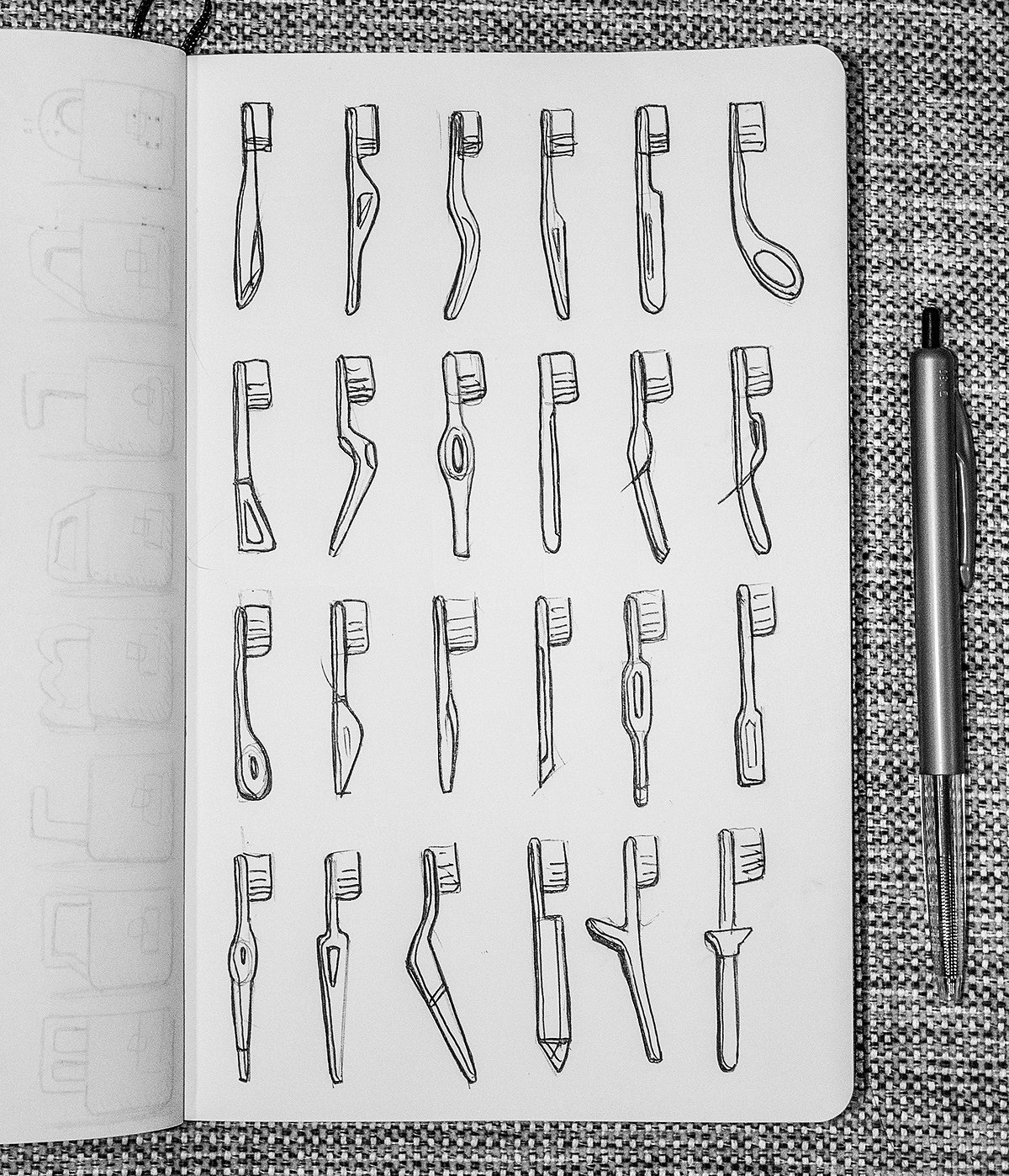 shoes，toothbrush，sketch，gules，
