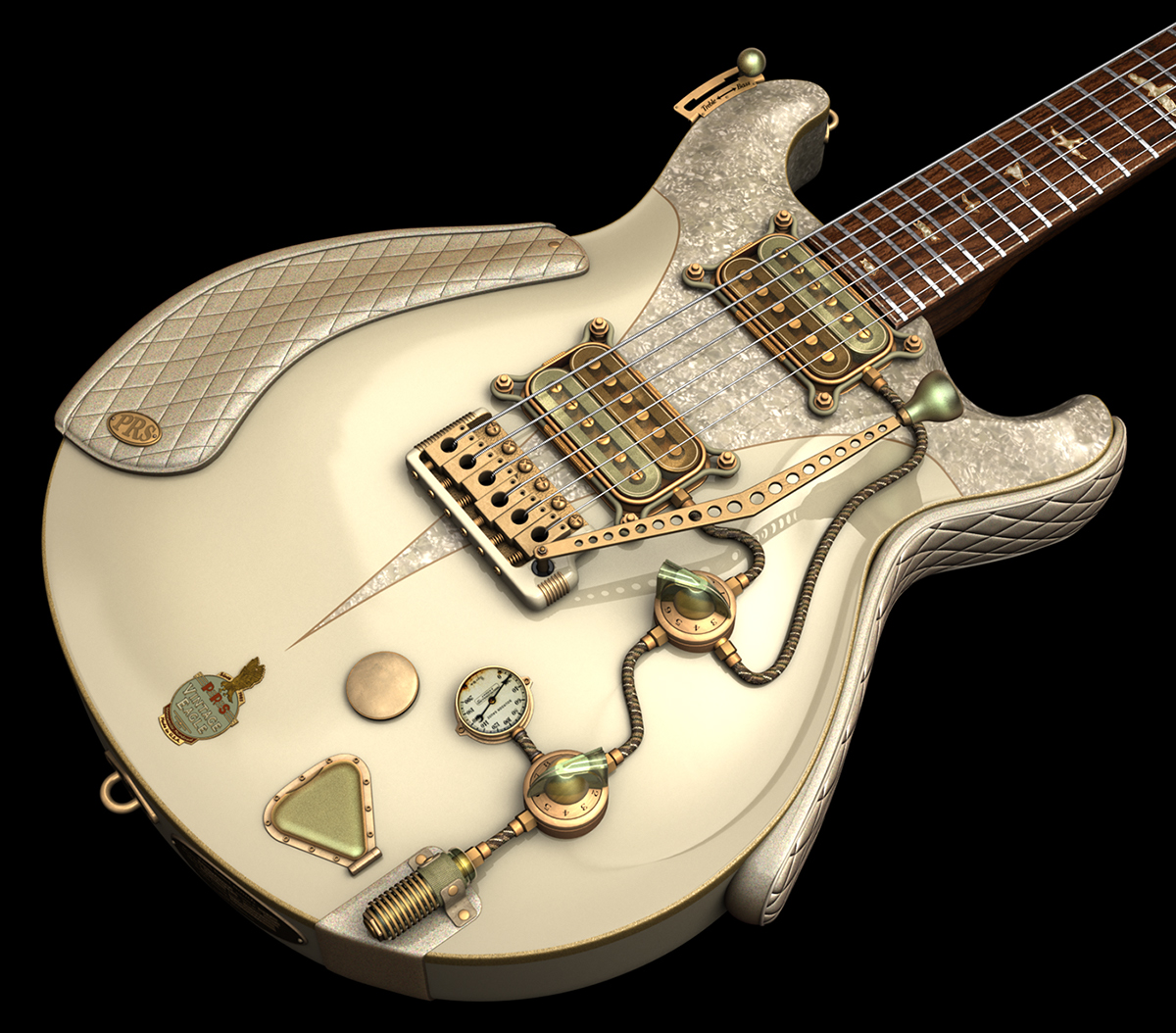 Retro，color，music，guitar，