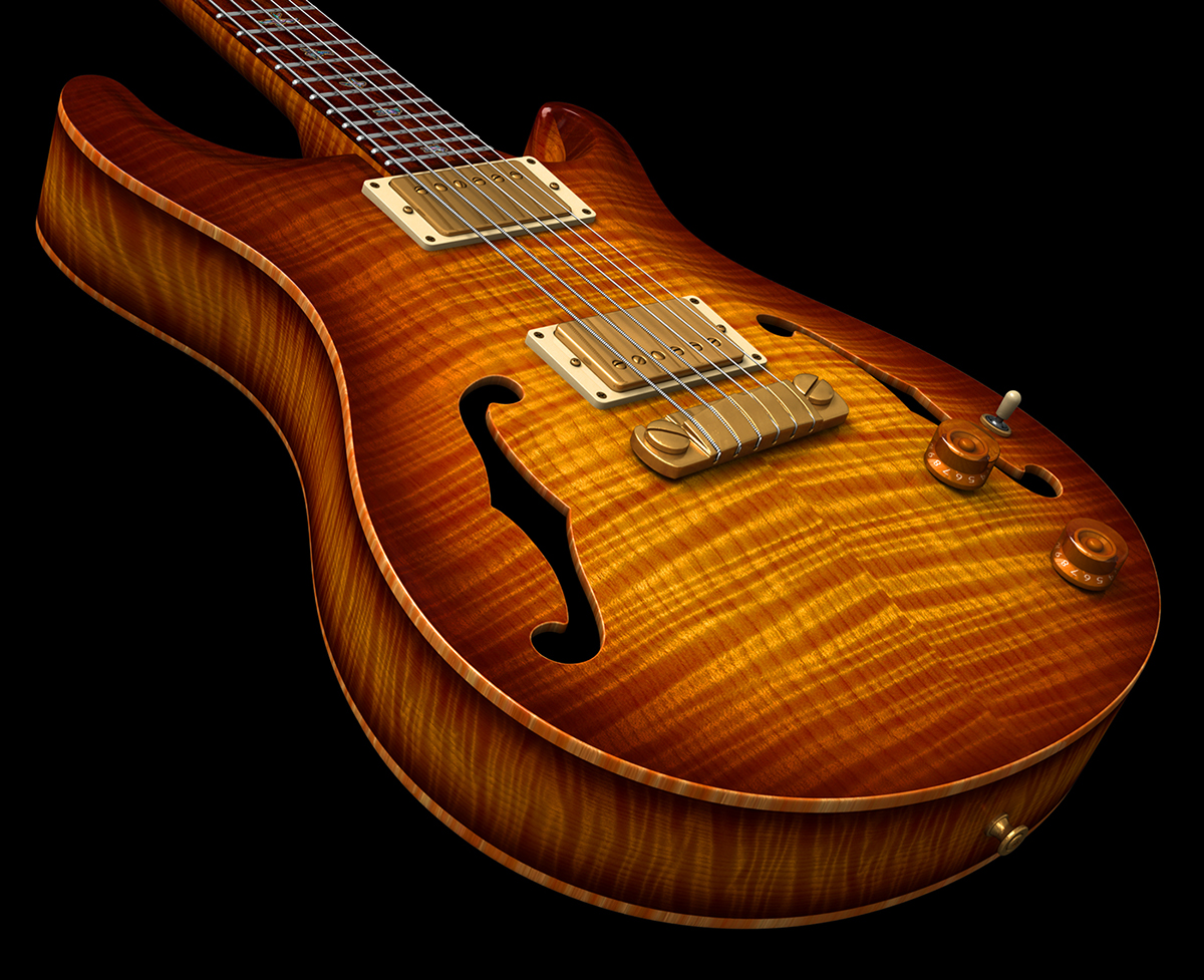 Retro，color，music，guitar，