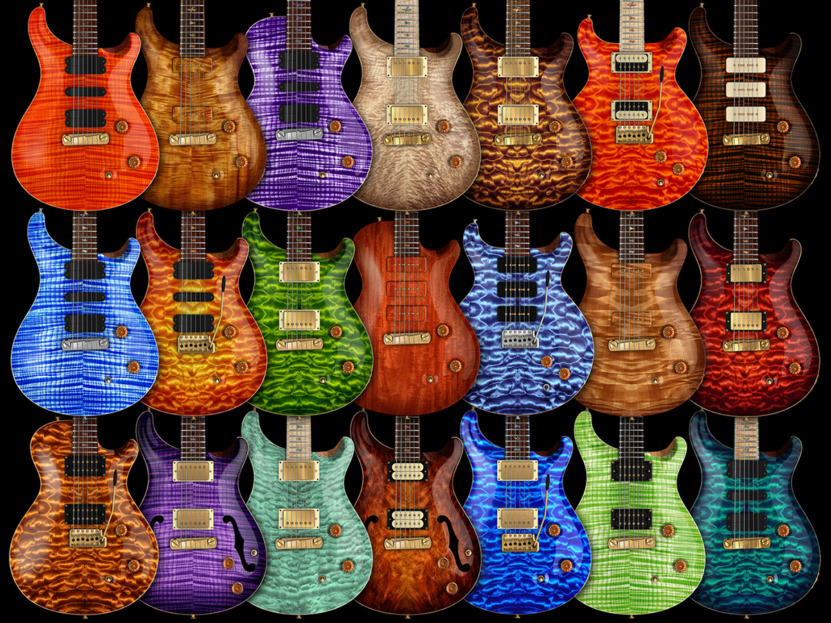 Retro，color，music，guitar，