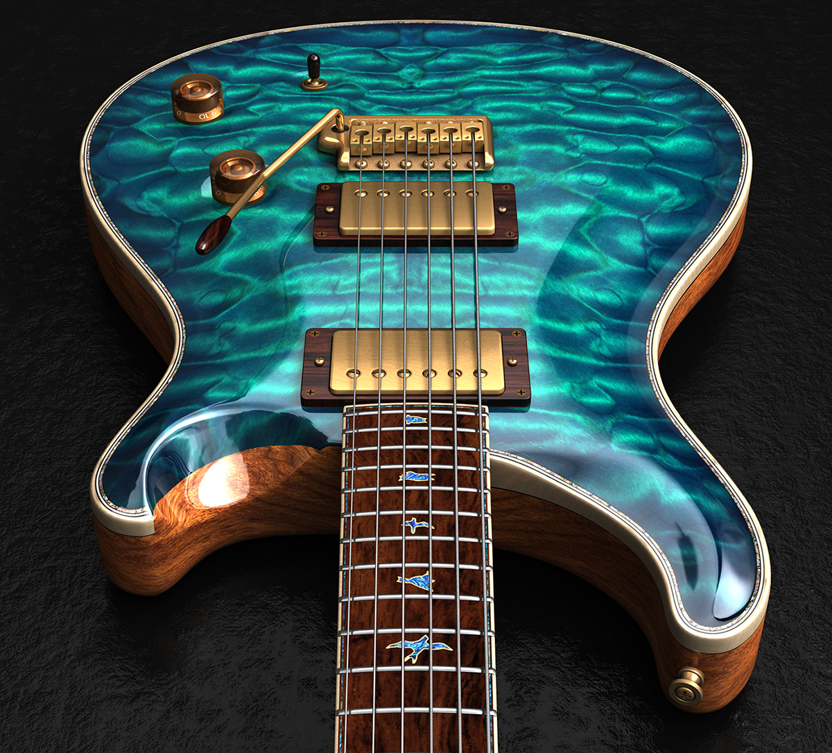 Retro，color，music，guitar，