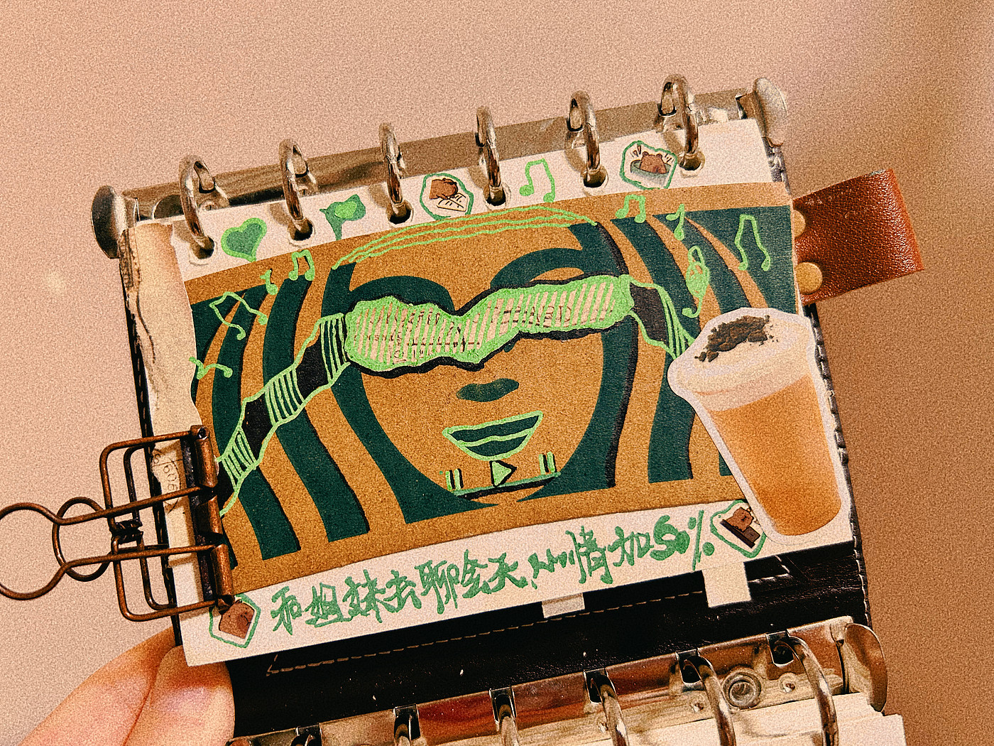 tea with milk，Hand account，label，originality，Milk tea bag，