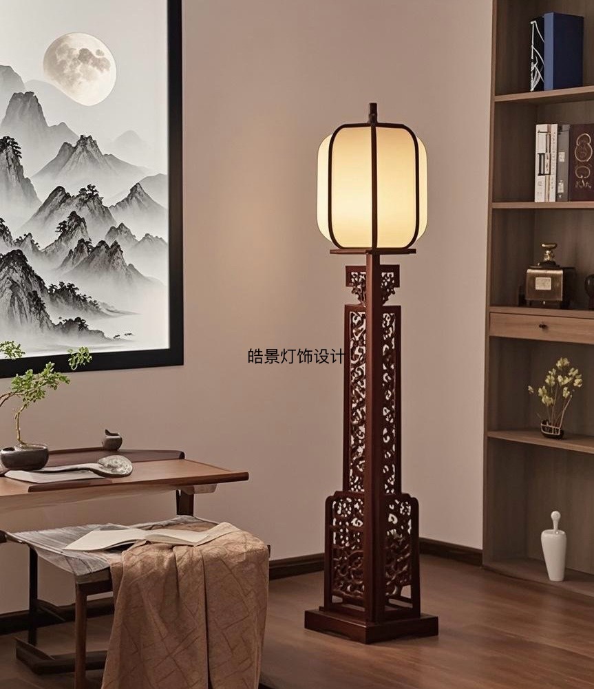 Floor lamp, mid-ancient，