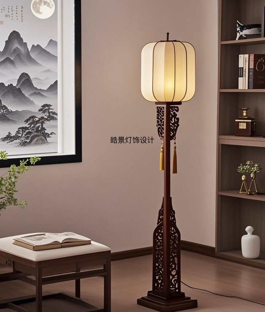 Floor lamp, mid-ancient，