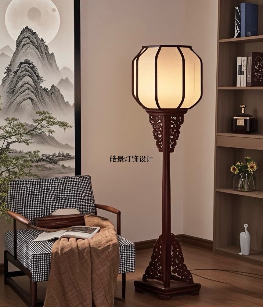 Floor lamp, mid-ancient，