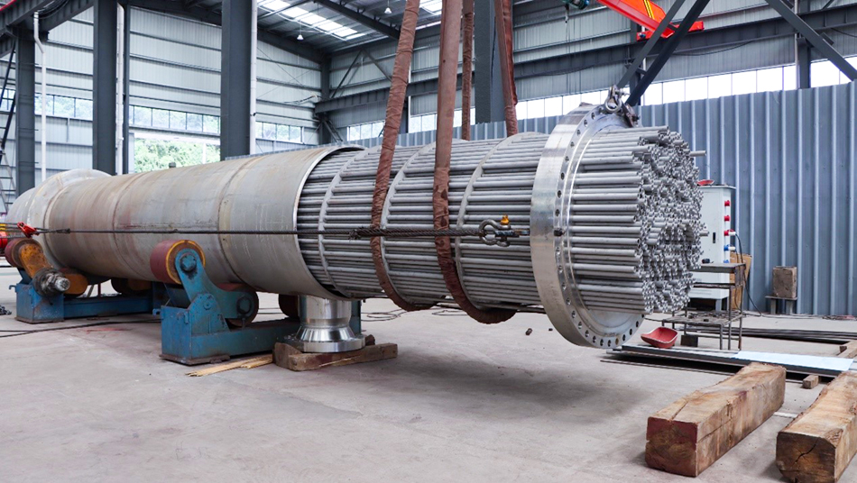 Continuous helical baffle heat exchanger，shell and tube heat exchanger，Chemical Equipment，pressure vessel，