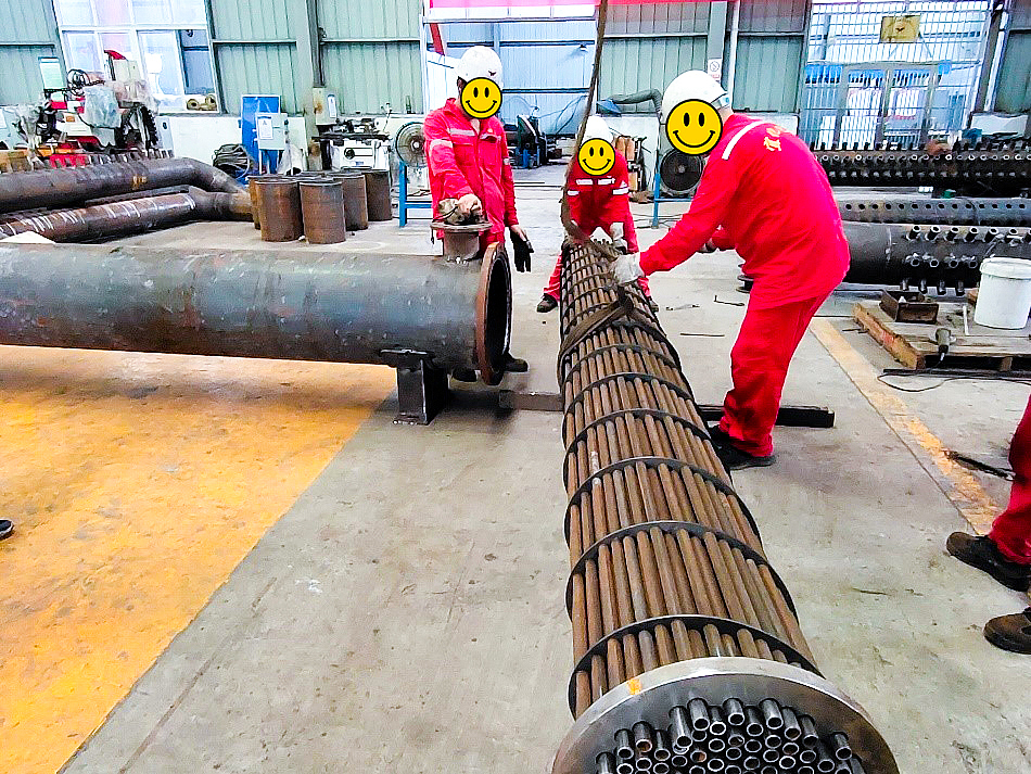 Continuous helical baffle heat exchanger，shell and tube heat exchanger，Chemical Equipment，pressure vessel，