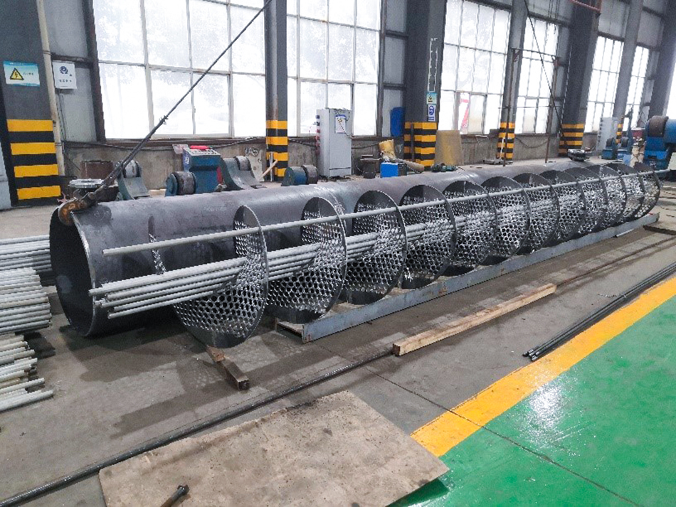 Continuous helical baffle heat exchanger，shell and tube heat exchanger，Chemical Equipment，pressure vessel，
