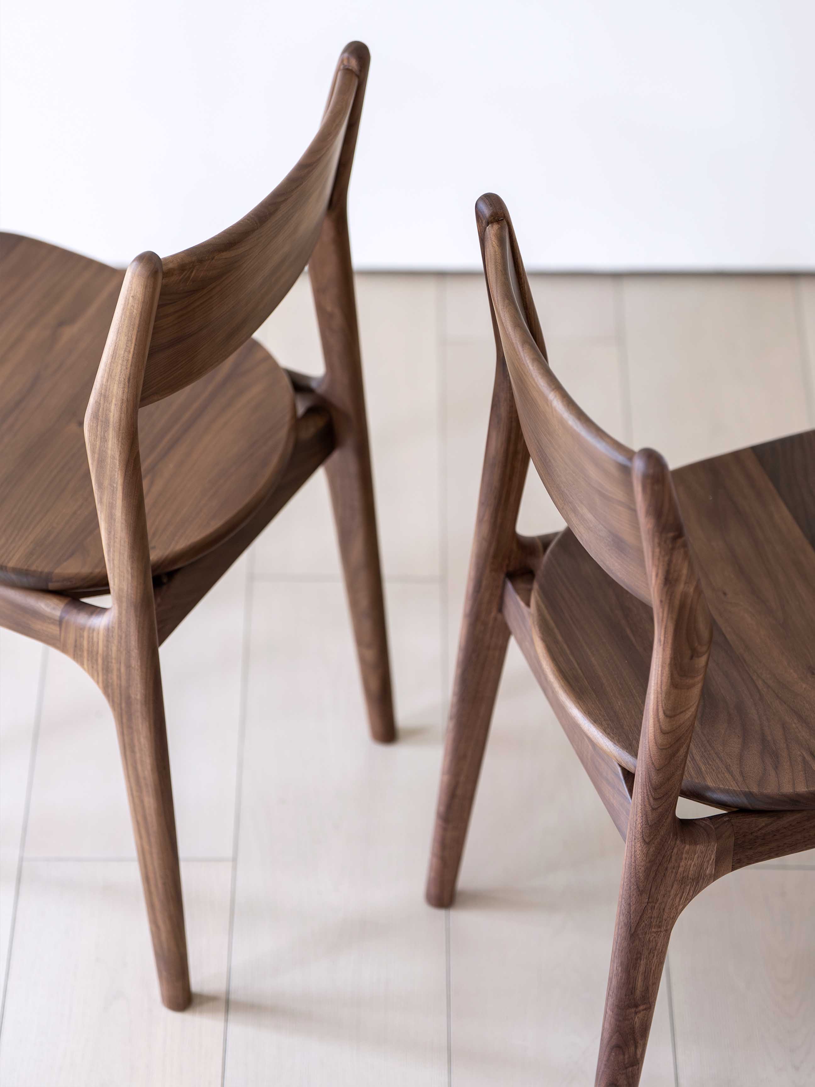 Residential Furniture，Solid wood dining chair，furniture design ，Original design，Solid wood furniture，Black walnut furniture，