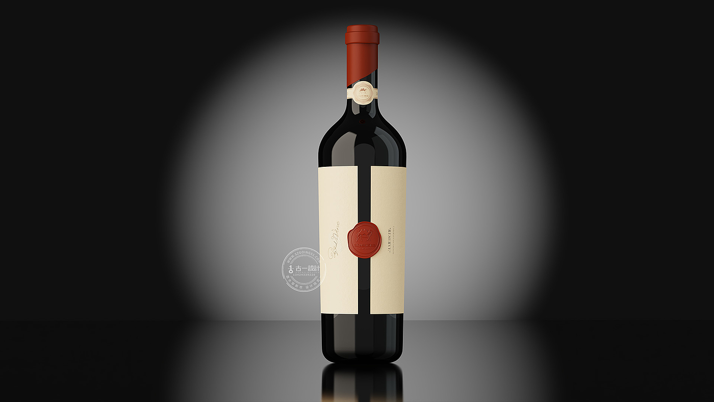 Gu Yi design，Red Wine Packaging Design Company，Wine label design，Red wine design company，