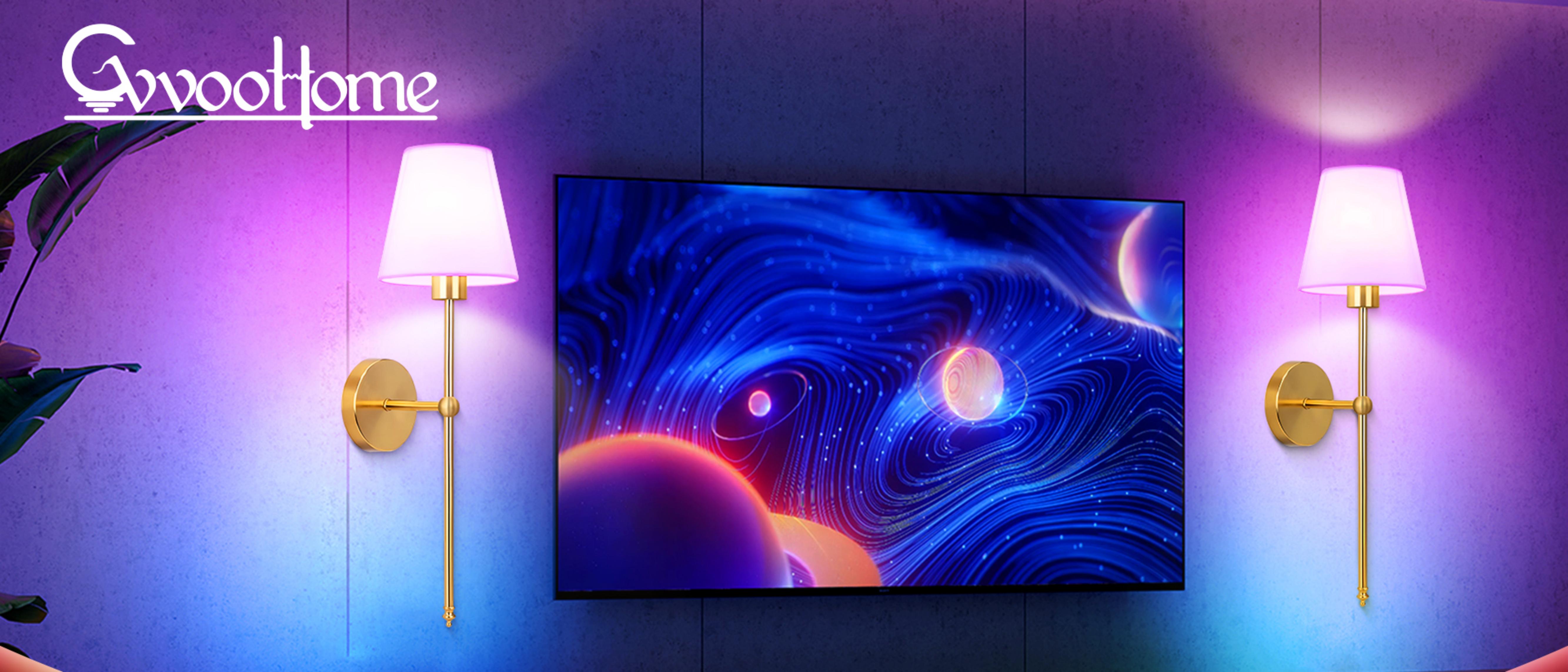 Wall lamp，Metal wall lamp，RGB wall lamp，Split wall lamp，