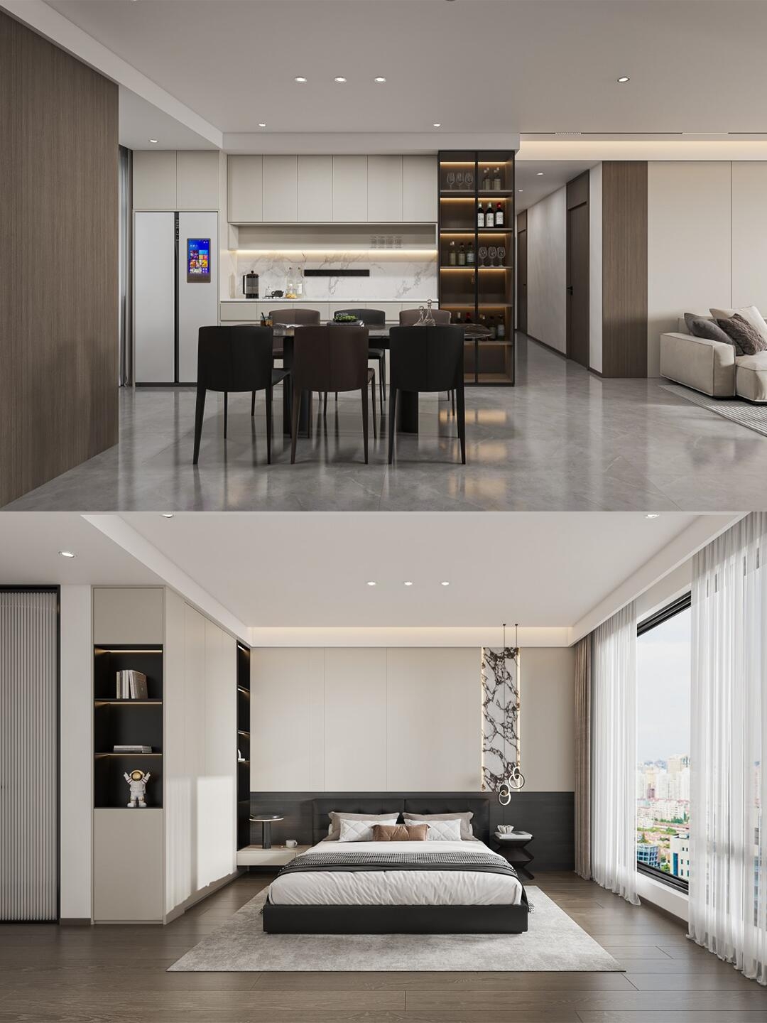 # Italian Style，# Design Style，# modern simple high sense，# Decoration inspiration，# Love Home Decoration Fair，# Current Popular Style，# Design color matching，# Space Design，