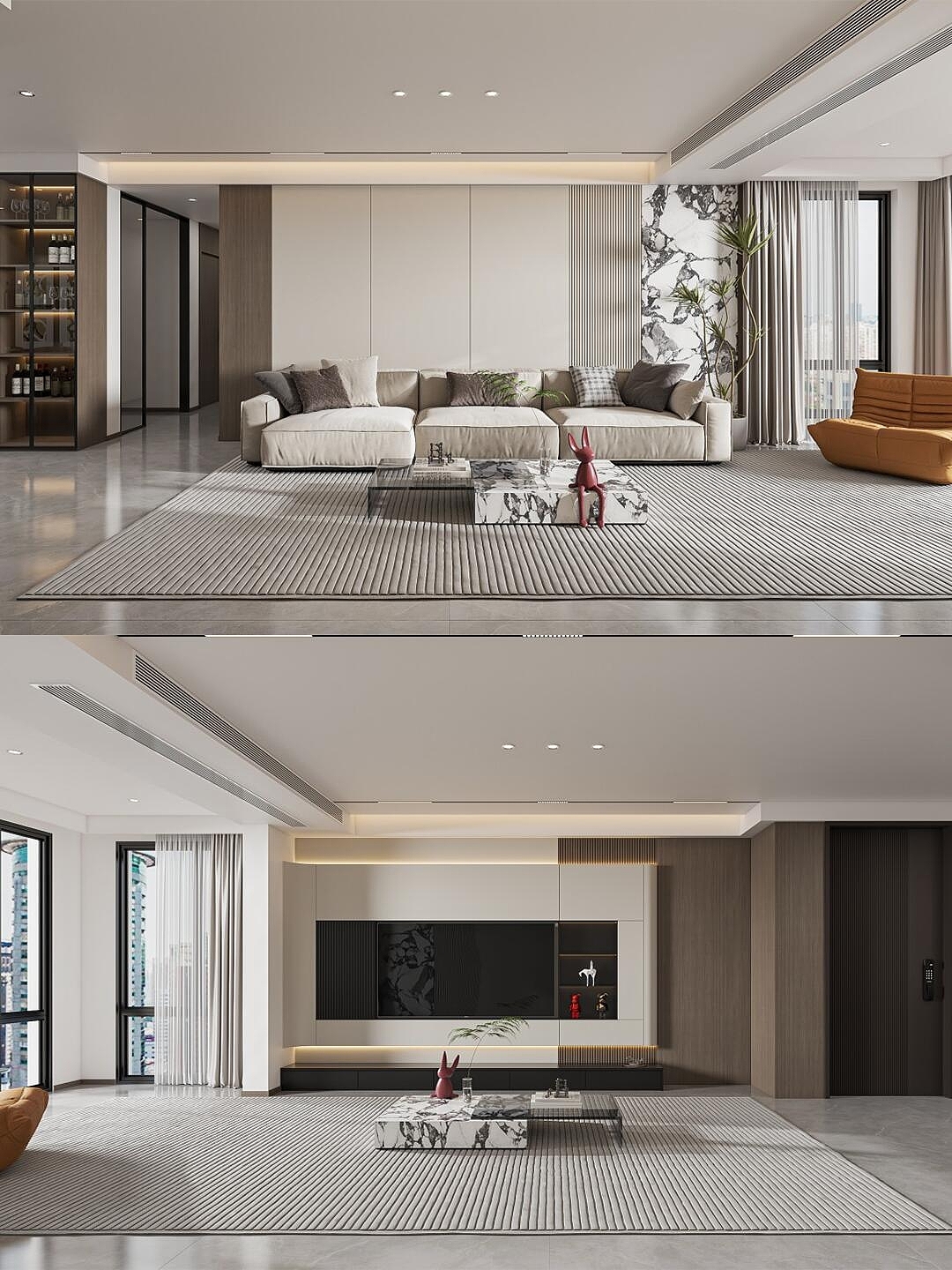 # Italian Style，# Design Style，# modern simple high sense，# Decoration inspiration，# Love Home Decoration Fair，# Current Popular Style，# Design color matching，# Space Design，