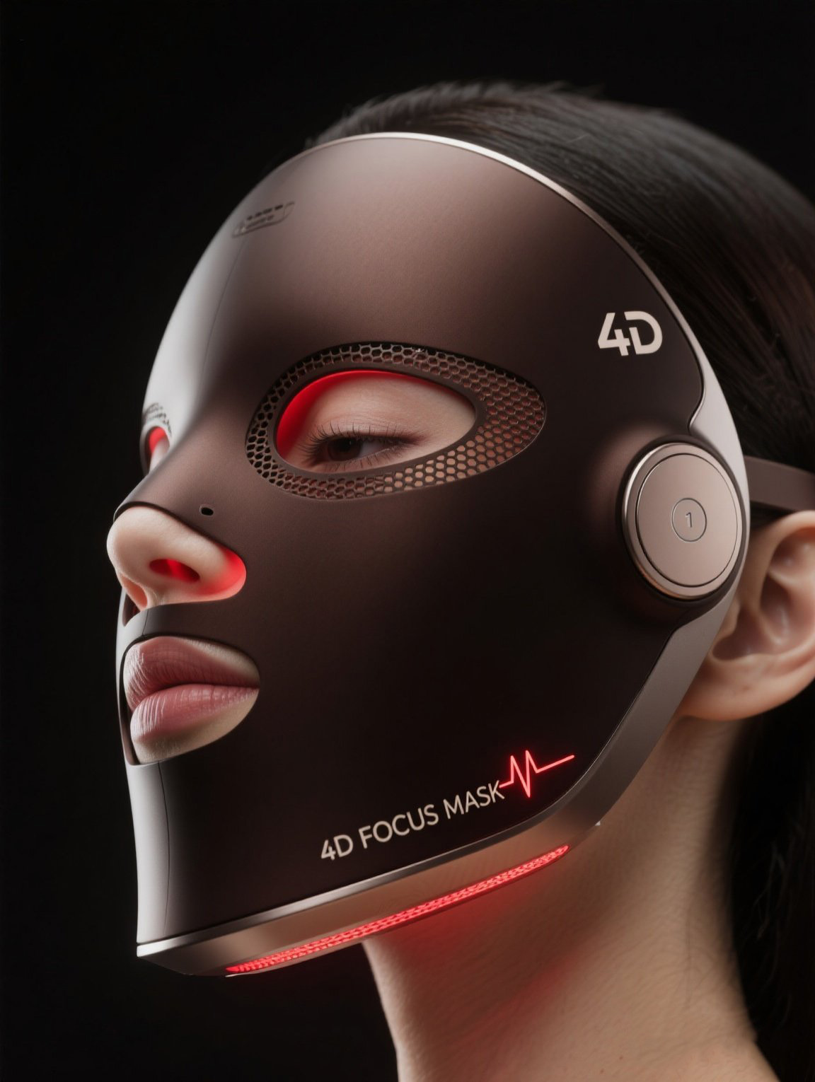 Red light physiotherapy mask/technology fashion，