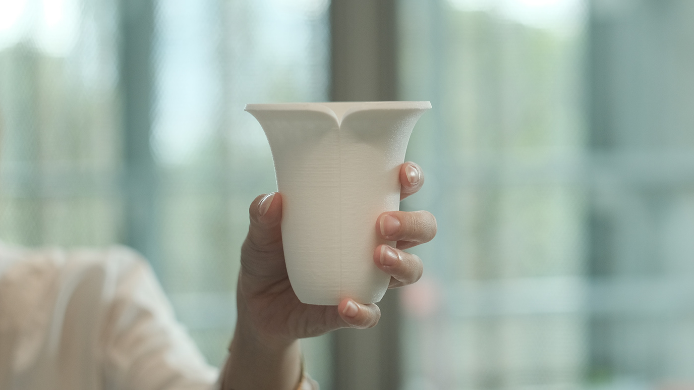 NAA，ceramics，Sustainable design，vase，Champagne barrel，