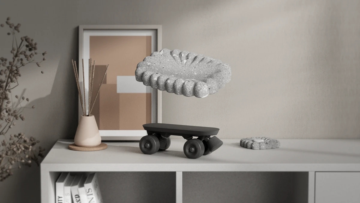 Chubby & Skate，Secondary utilization，waste，Sculpture，plate，