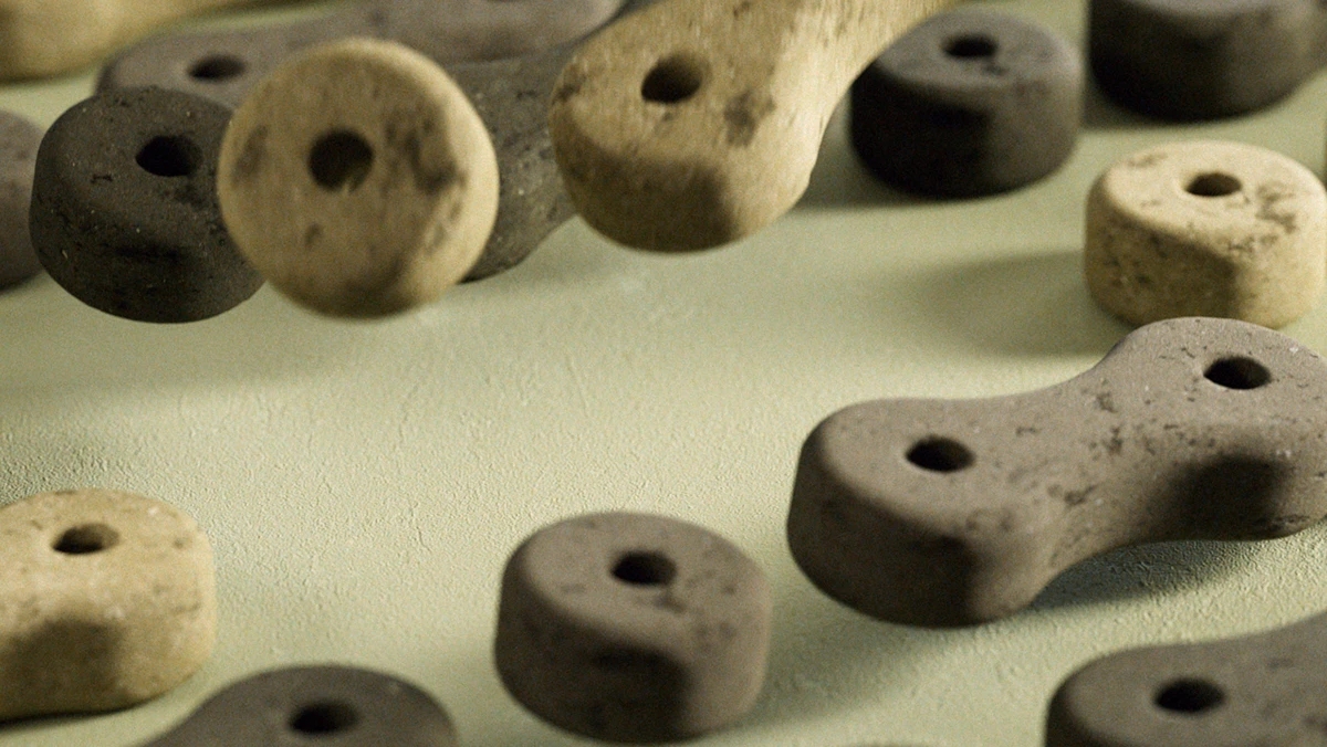 LINK，Recyclable fabric，modularization，vase，parts，