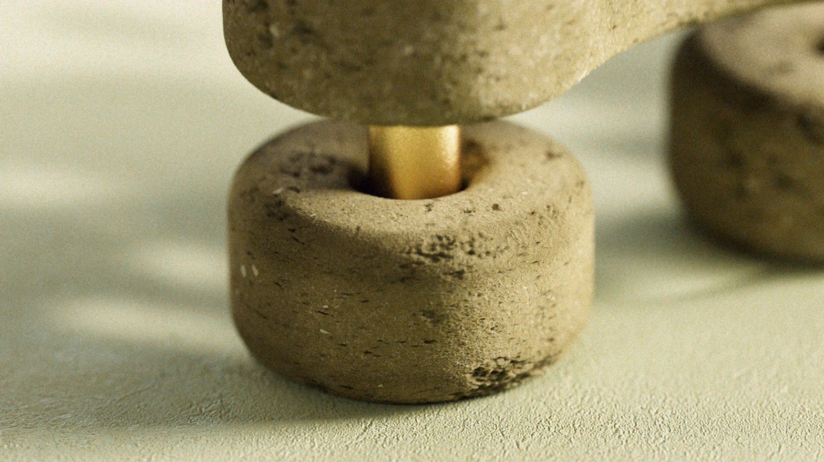 LINK，Recyclable fabric，modularization，vase，parts，