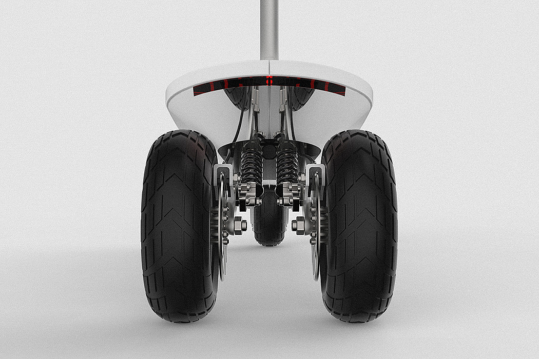 conceptual design，Scooter，white，