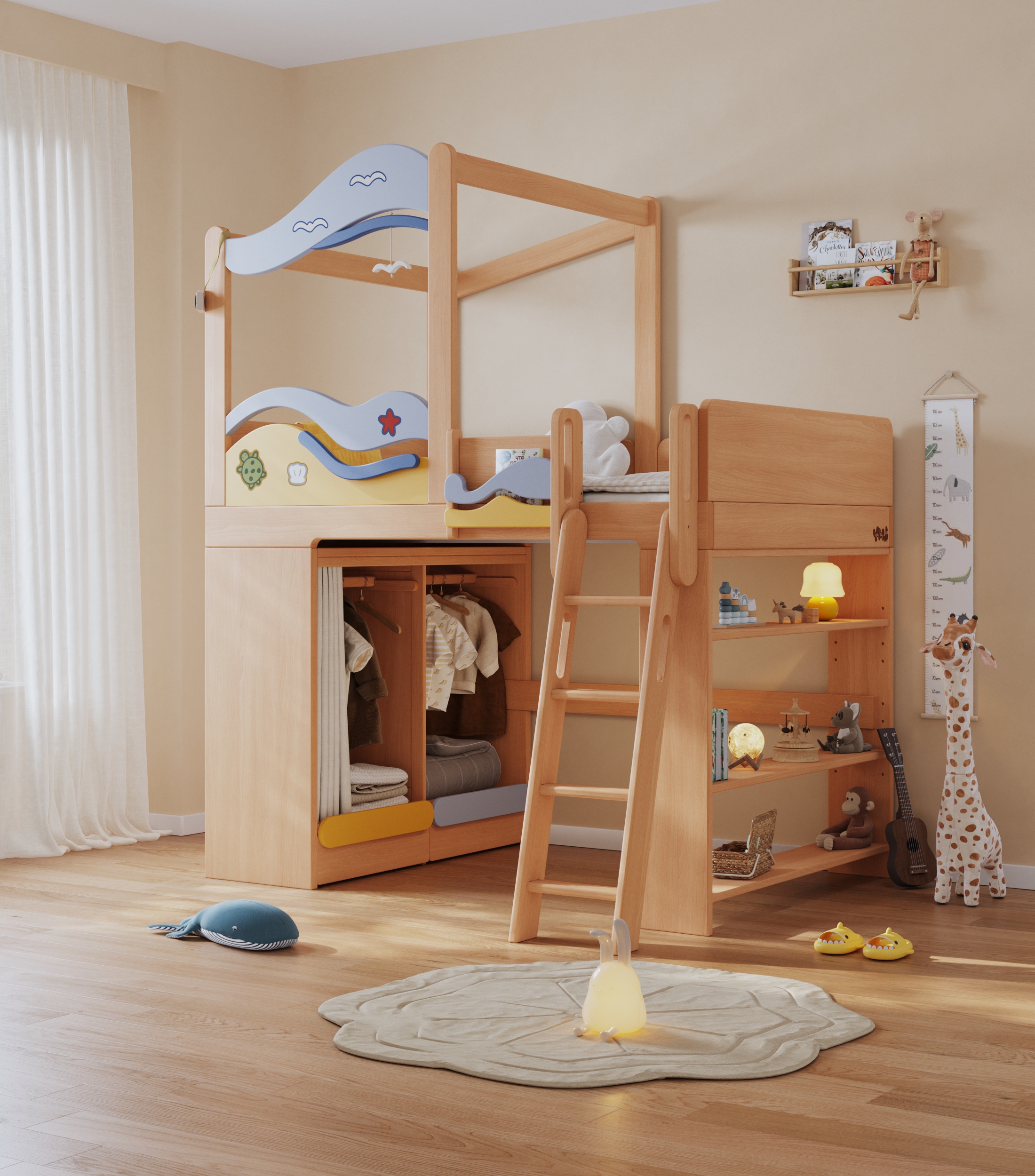 Children design，Children's fun design，Children bed，