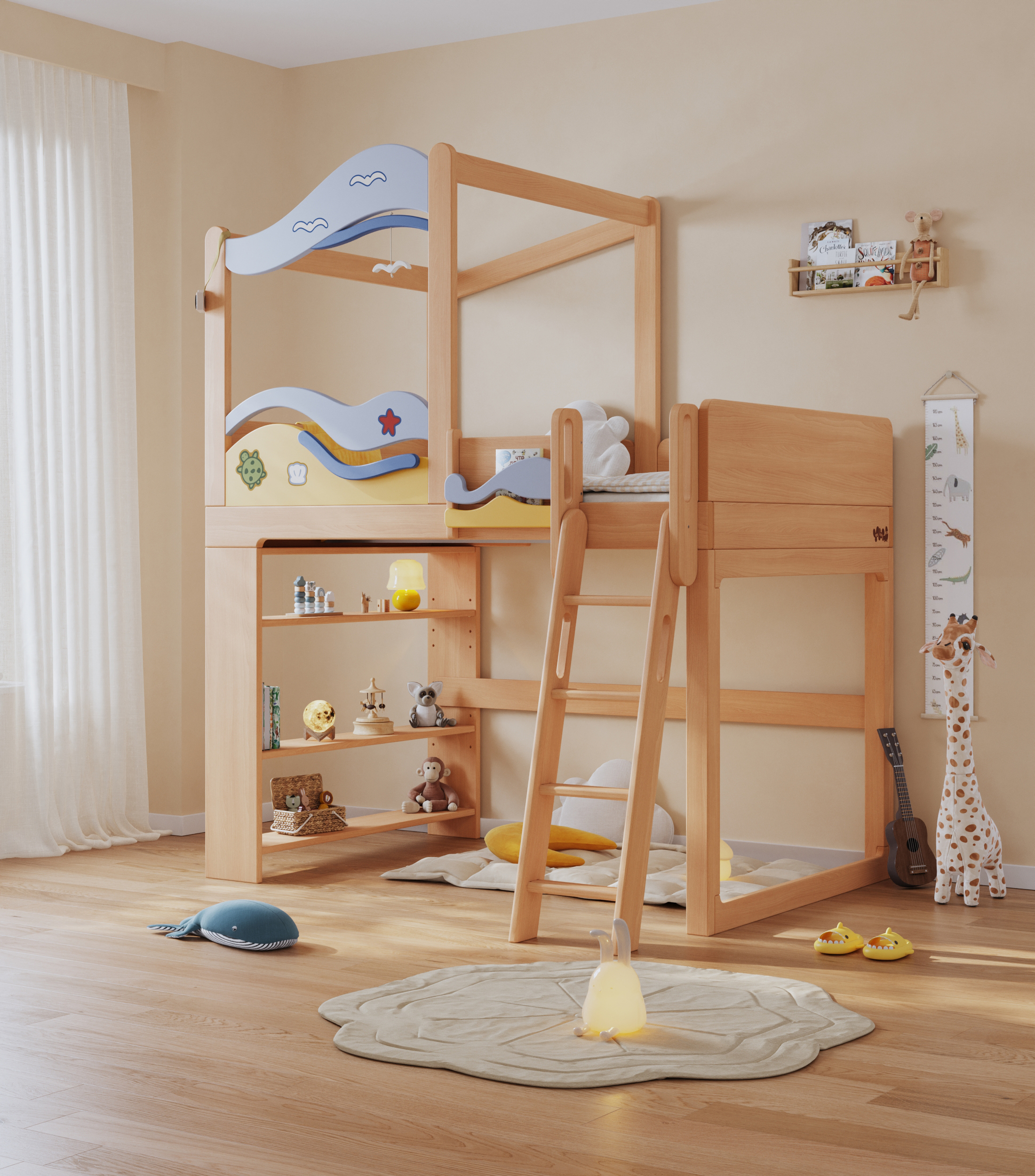 Children design，Children's fun design，Children bed，