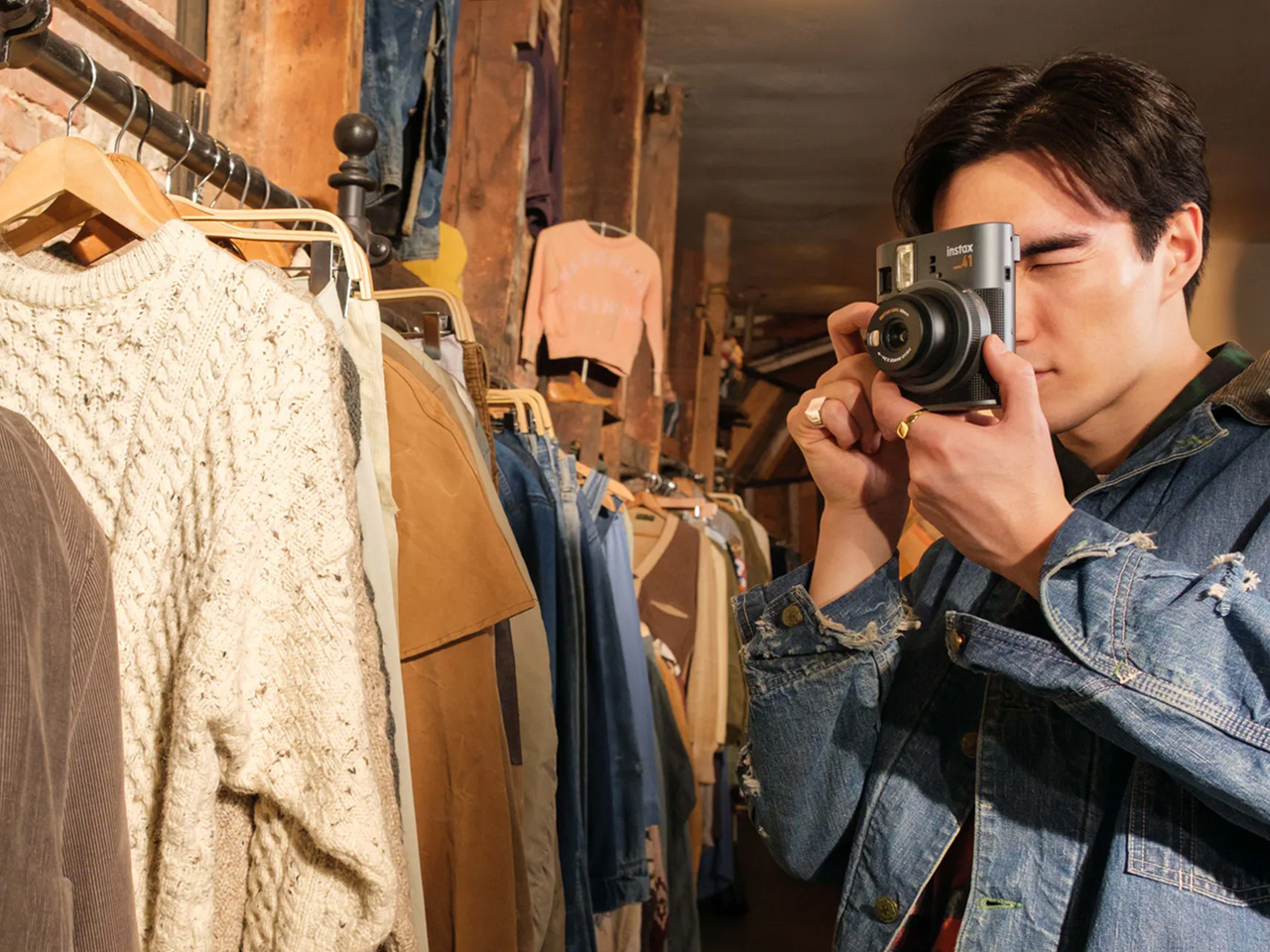 Instax Mini 41，Polaroid，Close up mode，Auto Exposure，Retro Design ，