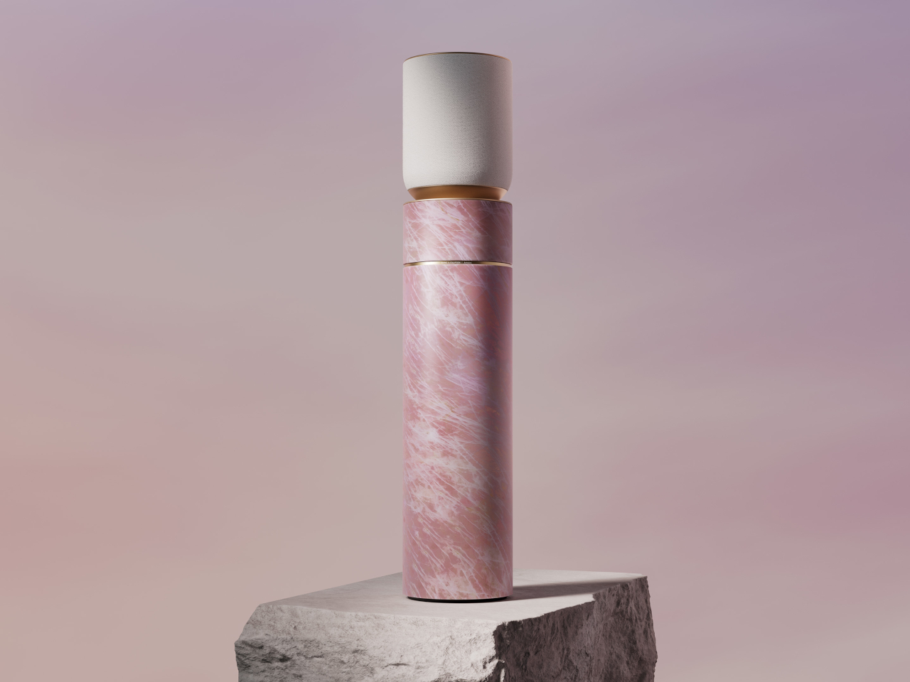 stone-based speaker，limited customization，BEOSOUND，damped resonance，Atelier Bespoke，