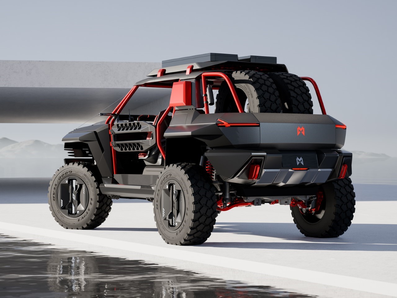Dongfeng M-Hunter，Bare Bone Off-Road，rudenism，China Design Intelligence Award，