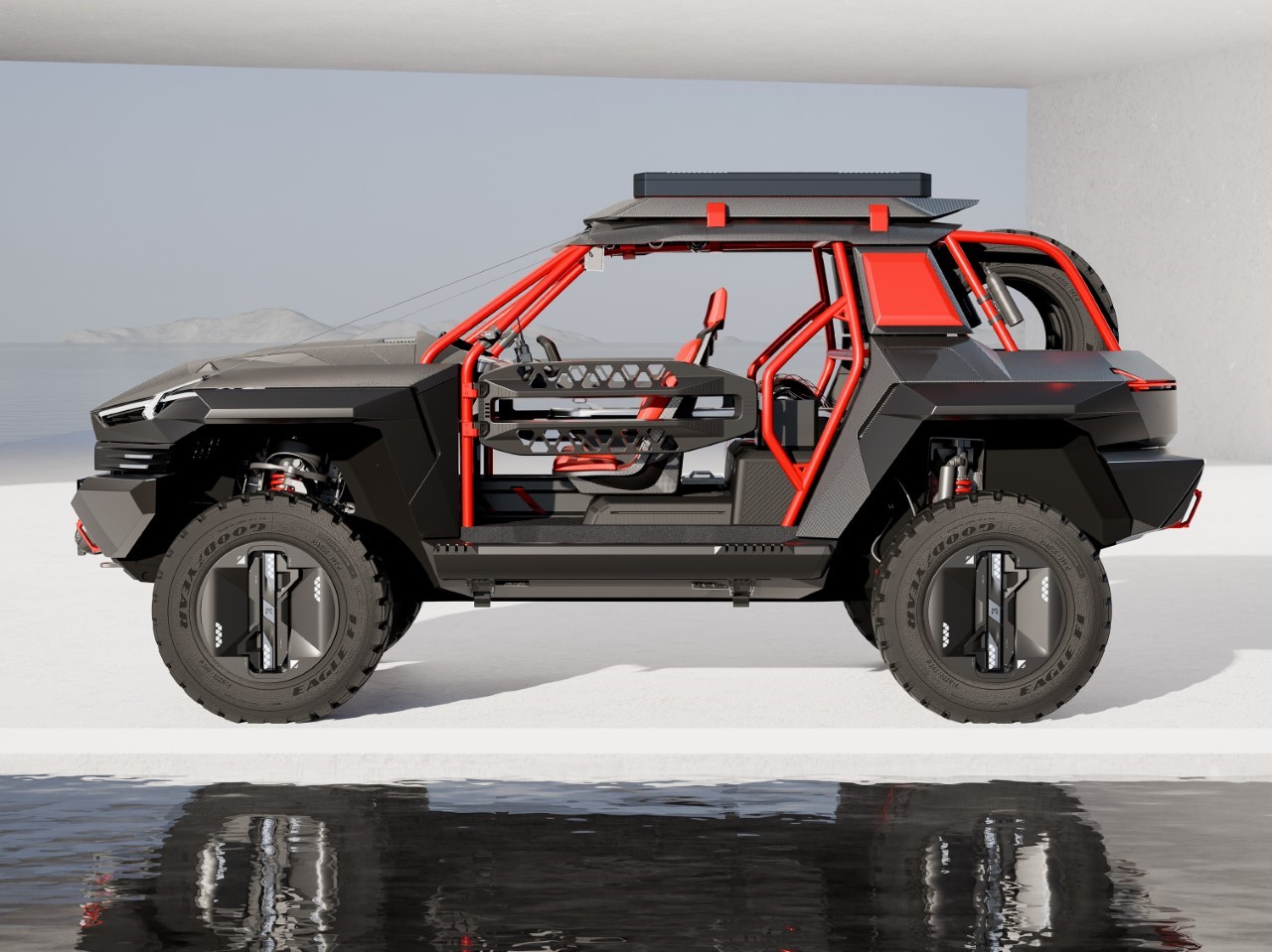 Dongfeng M-Hunter，Bare Bone Off-Road，rudenism，China Design Intelligence Award，