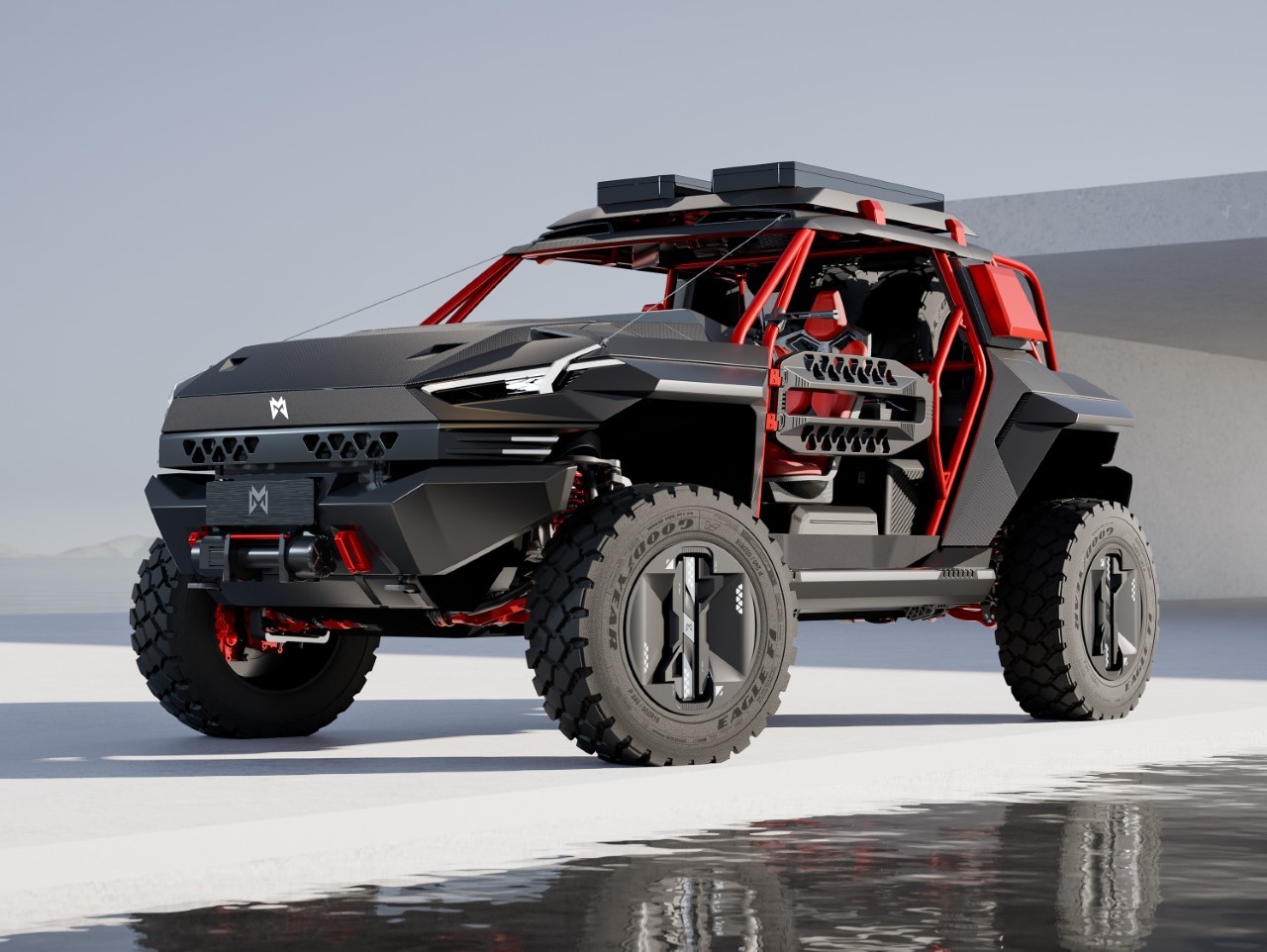 Dongfeng M-Hunter，Bare Bone Off-Road，rudenism，China Design Intelligence Award，