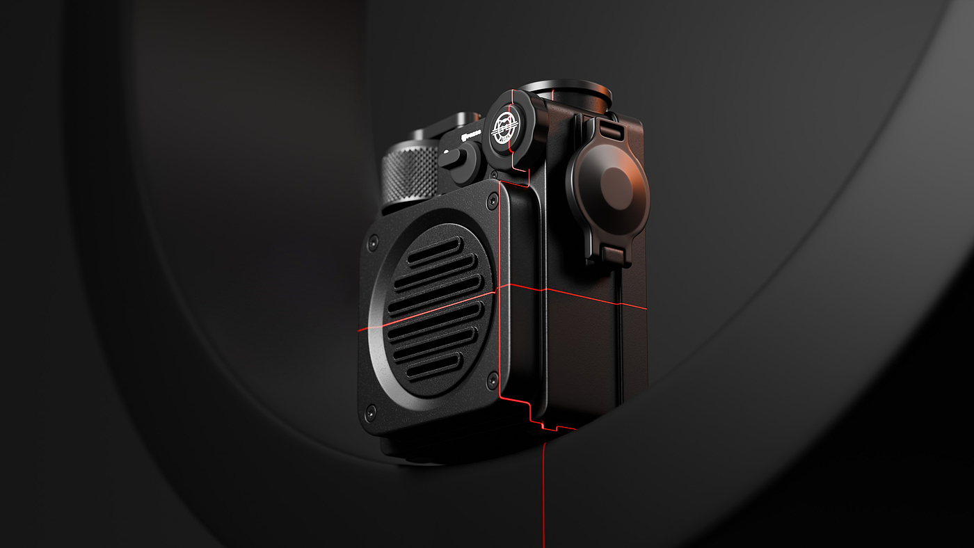 BLENDER，Product modeling and rendering，three-dimensional，loudspeaker box，