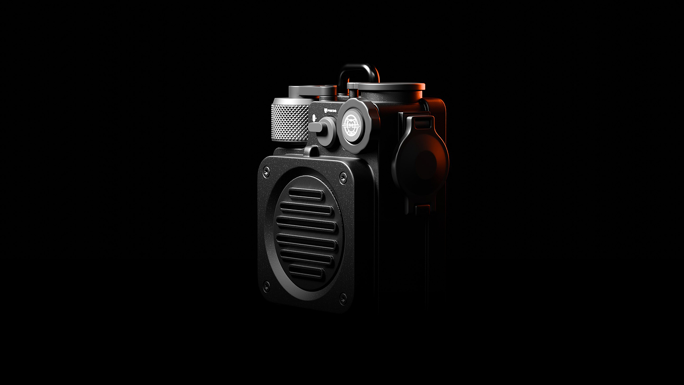 BLENDER，Product modeling and rendering，three-dimensional，loudspeaker box，