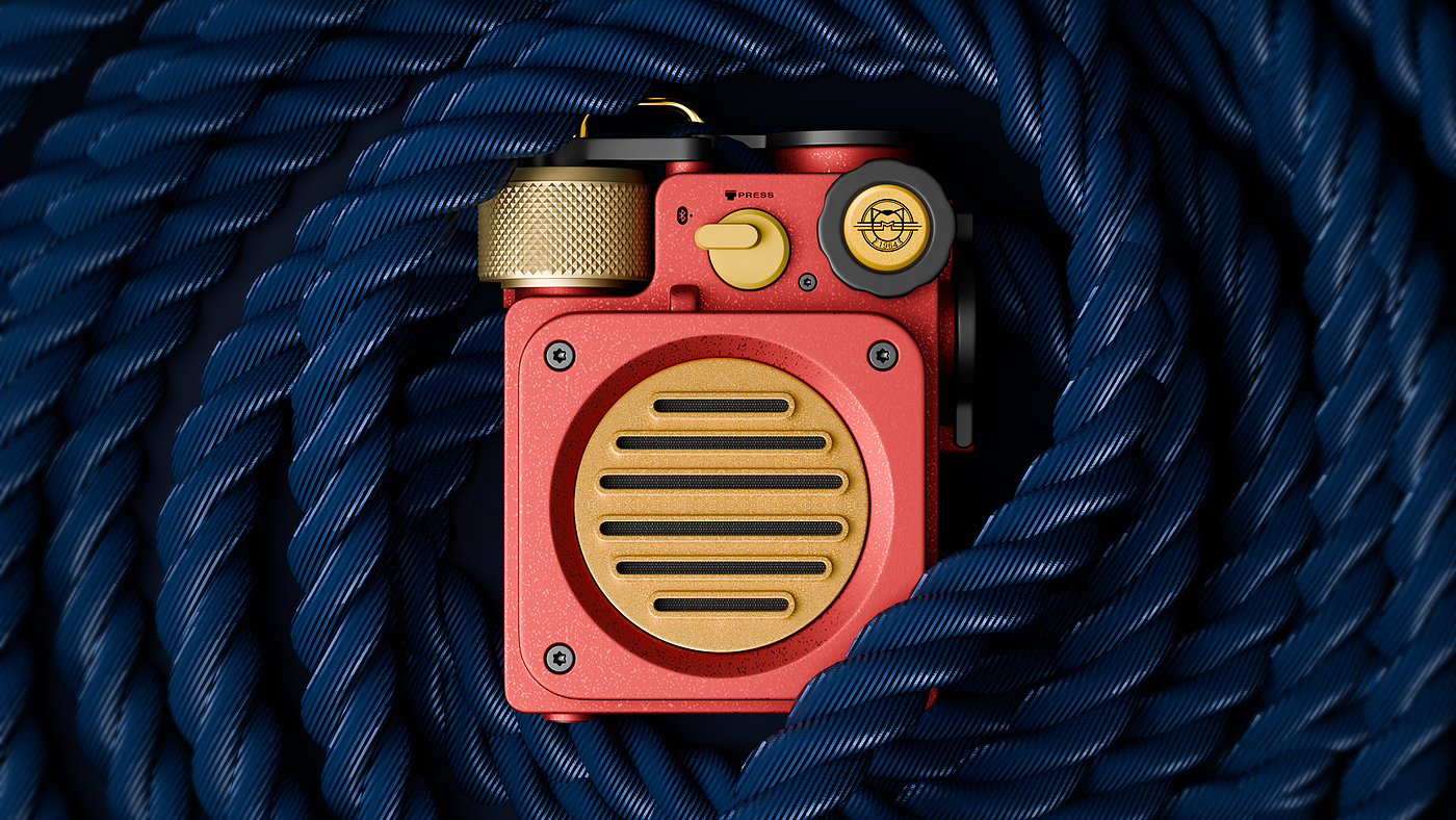 BLENDER，Product modeling and rendering，three-dimensional，loudspeaker box，