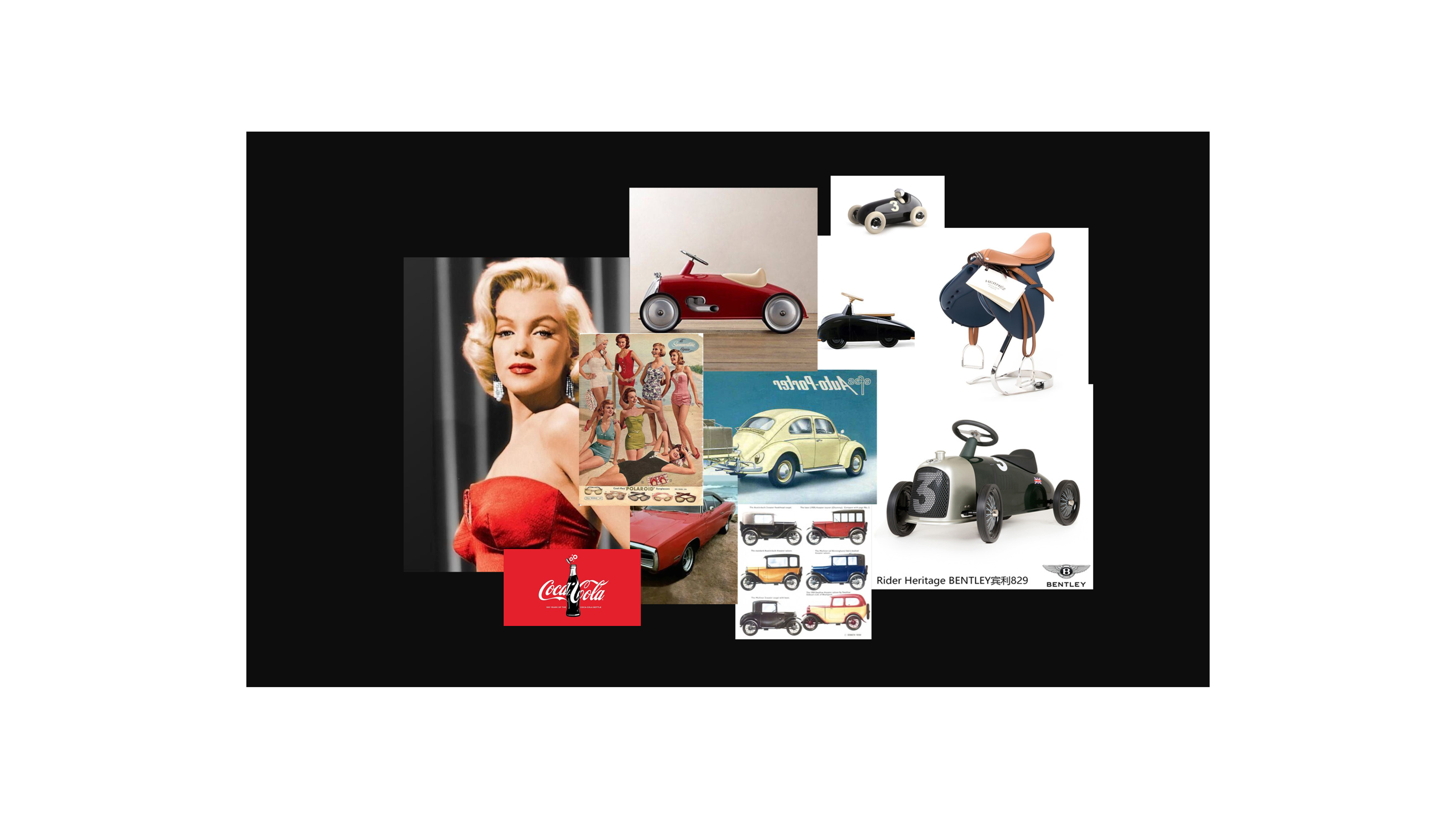 Children's scooters，Yan Control，Retro，