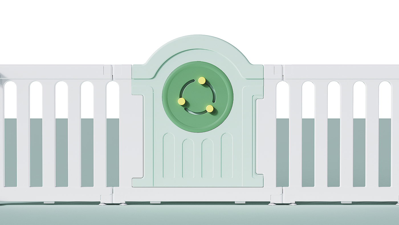 Children's game fence，Mother and baby，Comparable，industrial design，product design，Children's game fence，Mother and baby，Comparable，