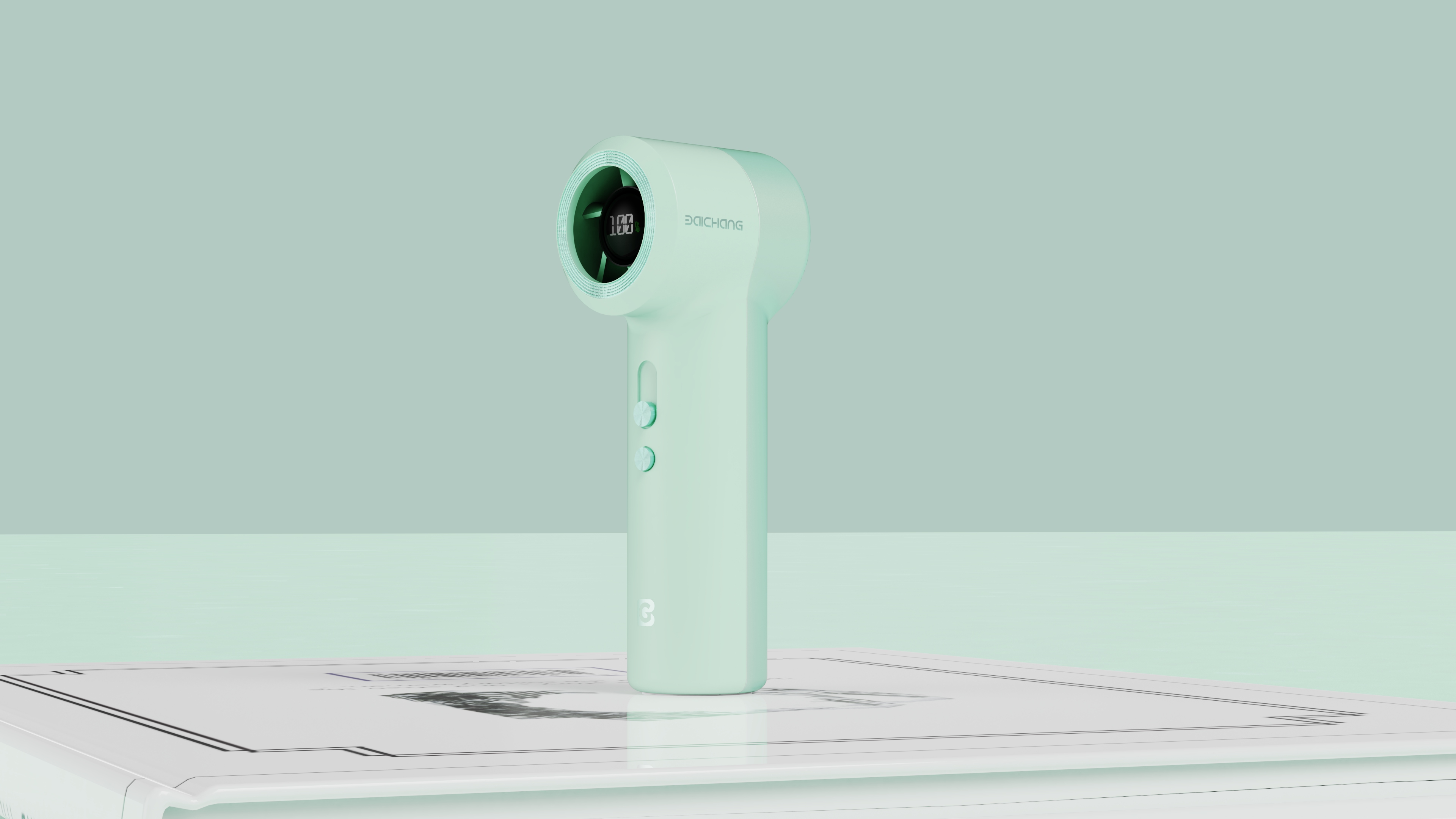 Portable fan/simple，