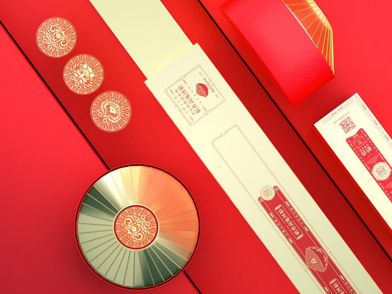 grain packaging design，Packaging Design of Fast Consumer Goods，Gift box design，Series packaging，Creative packaging notes inspiration，Brand, LOGO, VI design，Mongolian Style Grain Packaging，Ethnic retro style packaging，