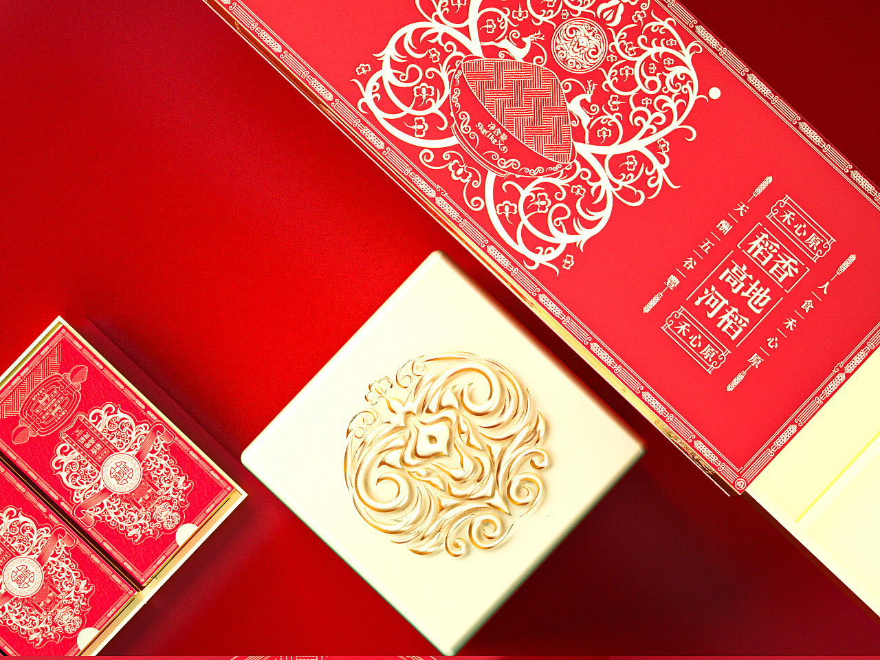 grain packaging design，Packaging Design of Fast Consumer Goods，Gift box design，Series packaging，Creative packaging notes inspiration，Brand, LOGO, VI design，Mongolian Style Grain Packaging，Ethnic retro style packaging，