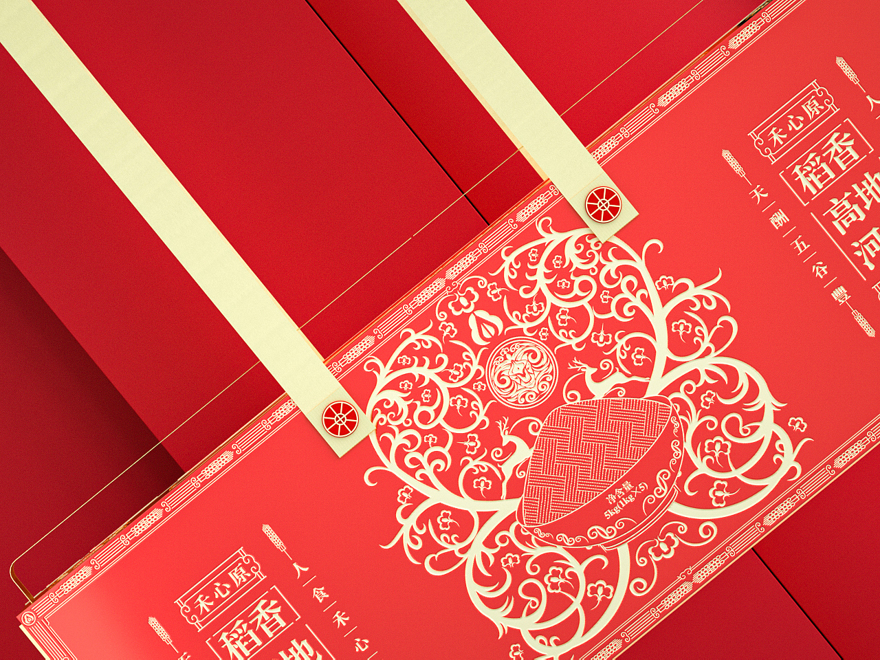 grain packaging design，Packaging Design of Fast Consumer Goods，Gift box design，Series packaging，Creative packaging notes inspiration，Brand, LOGO, VI design，Mongolian Style Grain Packaging，Ethnic retro style packaging，